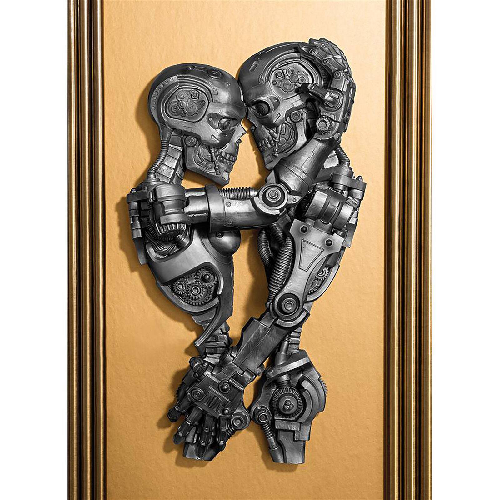 Design Toscano 15.5" Steampunk Machine-Age Sweethearts Wall Sculpture