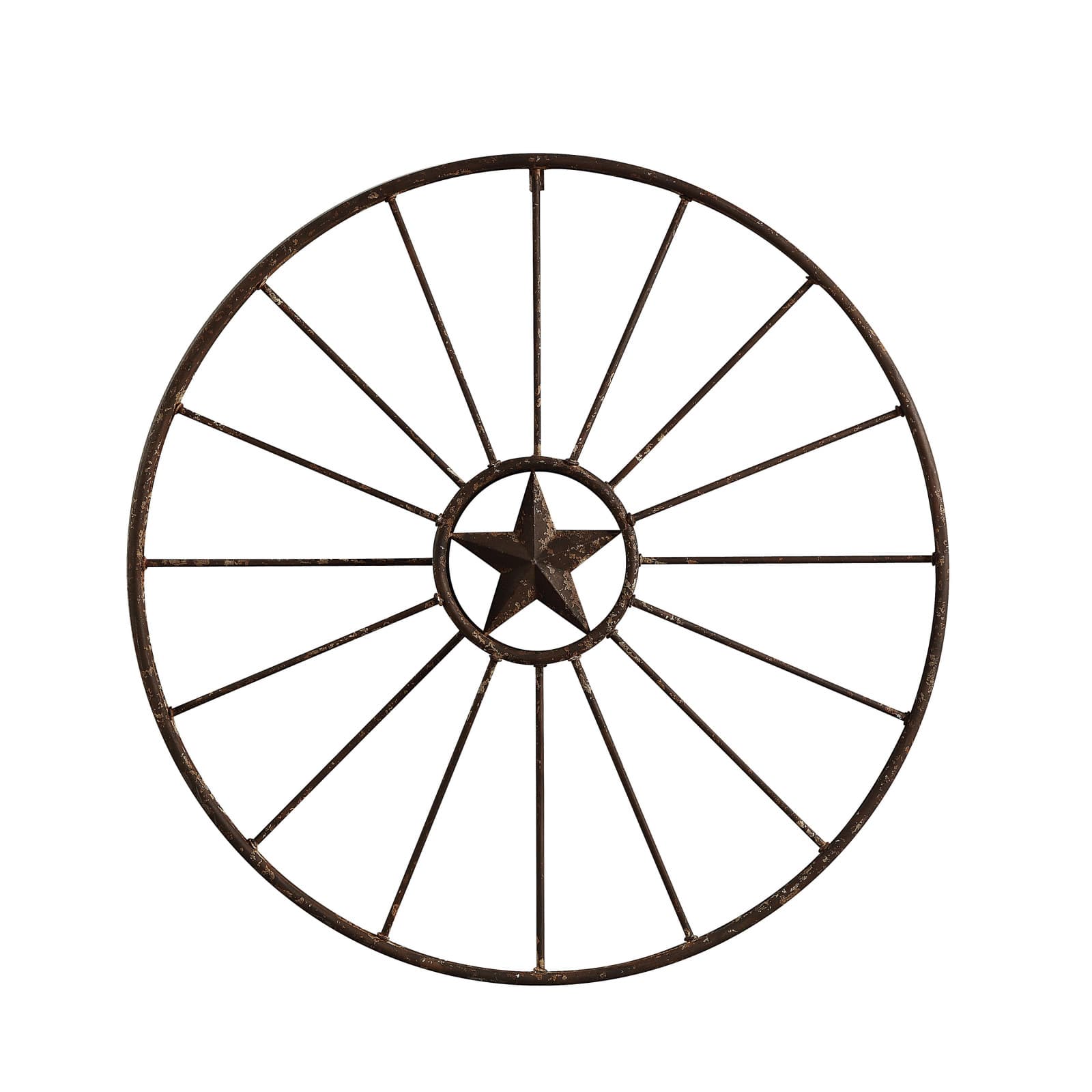 Wagon Wheel With Star Wall Decor Michaels