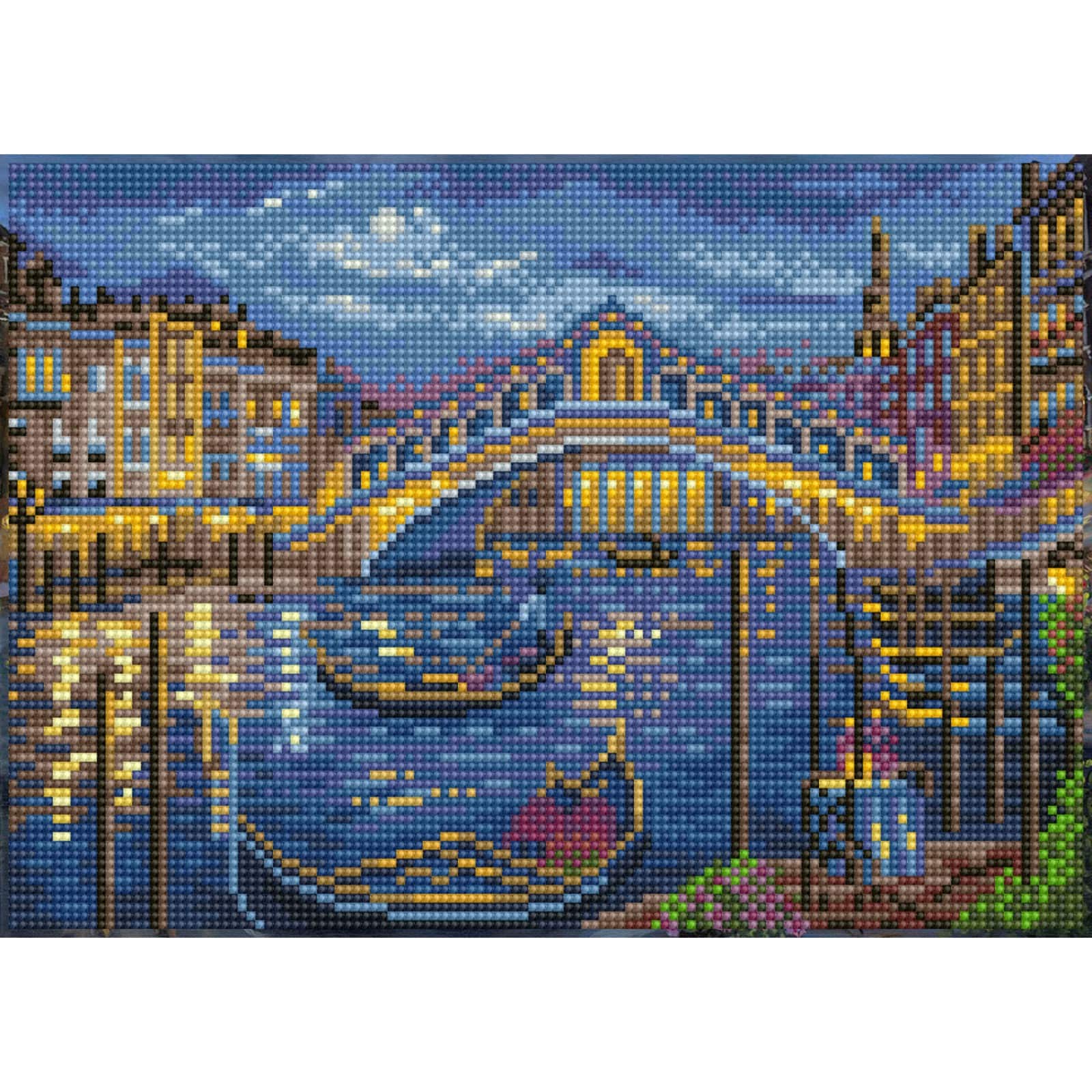 Simply Dotz® Intermediate Evening Stroll to the Rialto Bridge Diamond Painting Kit