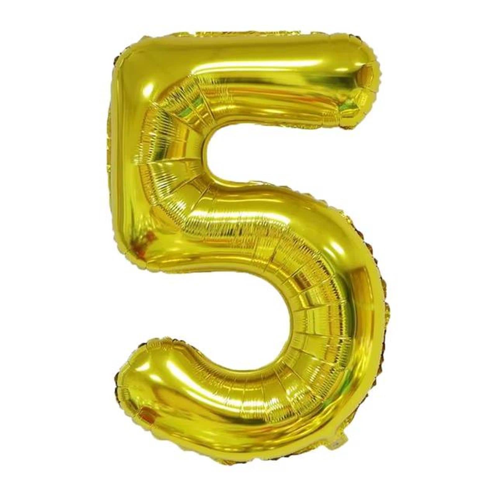 Wizardi 32&#x22; Gold Number Foil Balloon