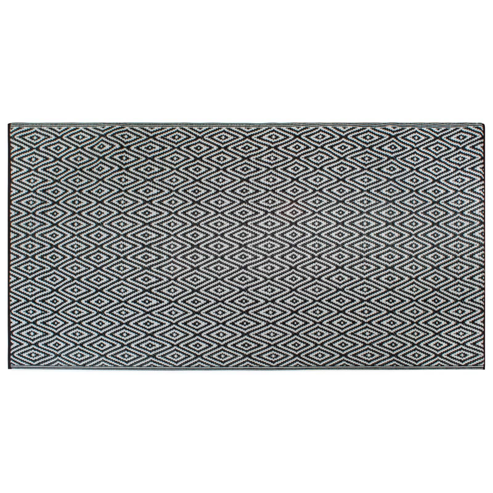 DII® Black Diamond Outdoor Rug, 4ft. x 6ft.