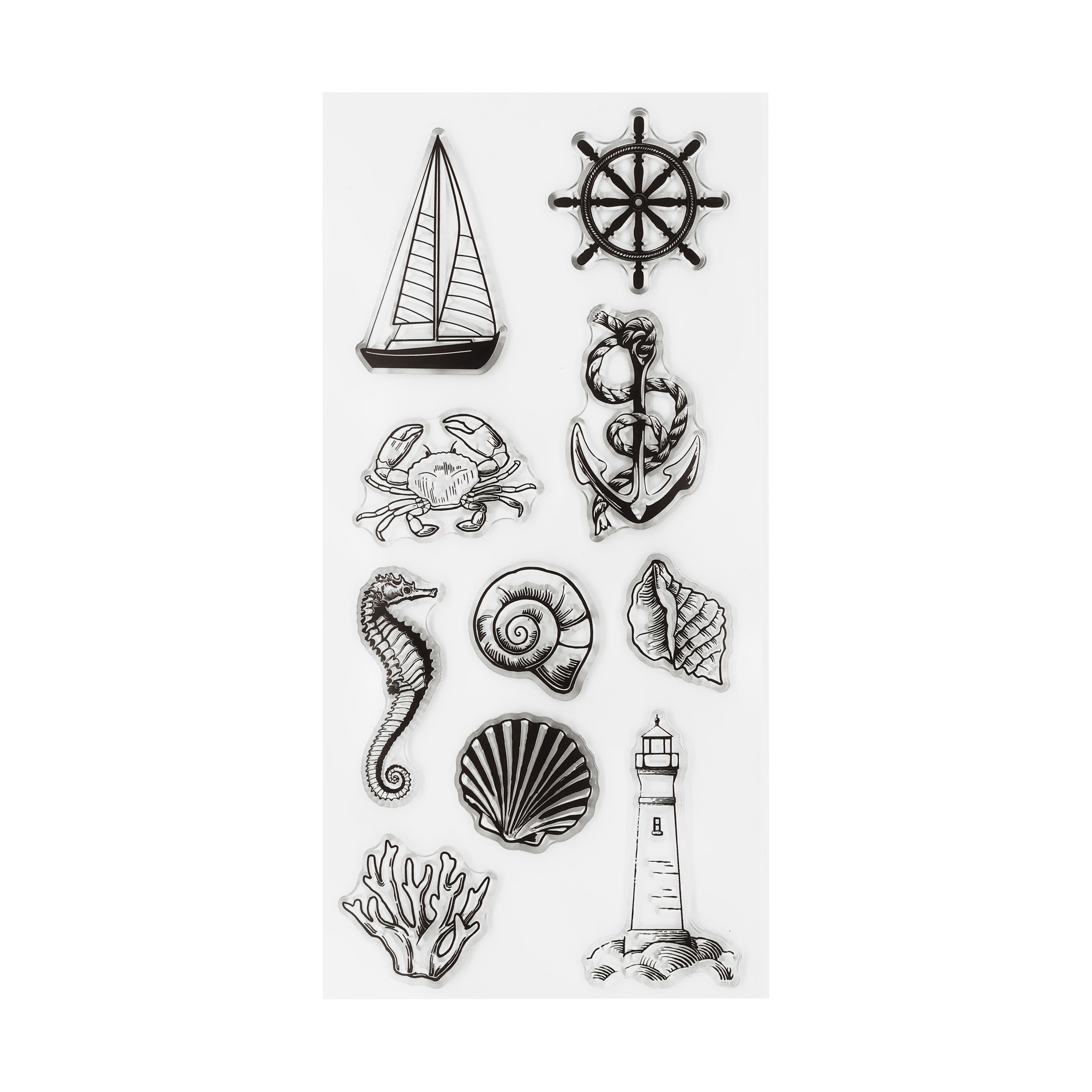 Nautical Clear Stamps, 10ct. by Recollections&#x2122;