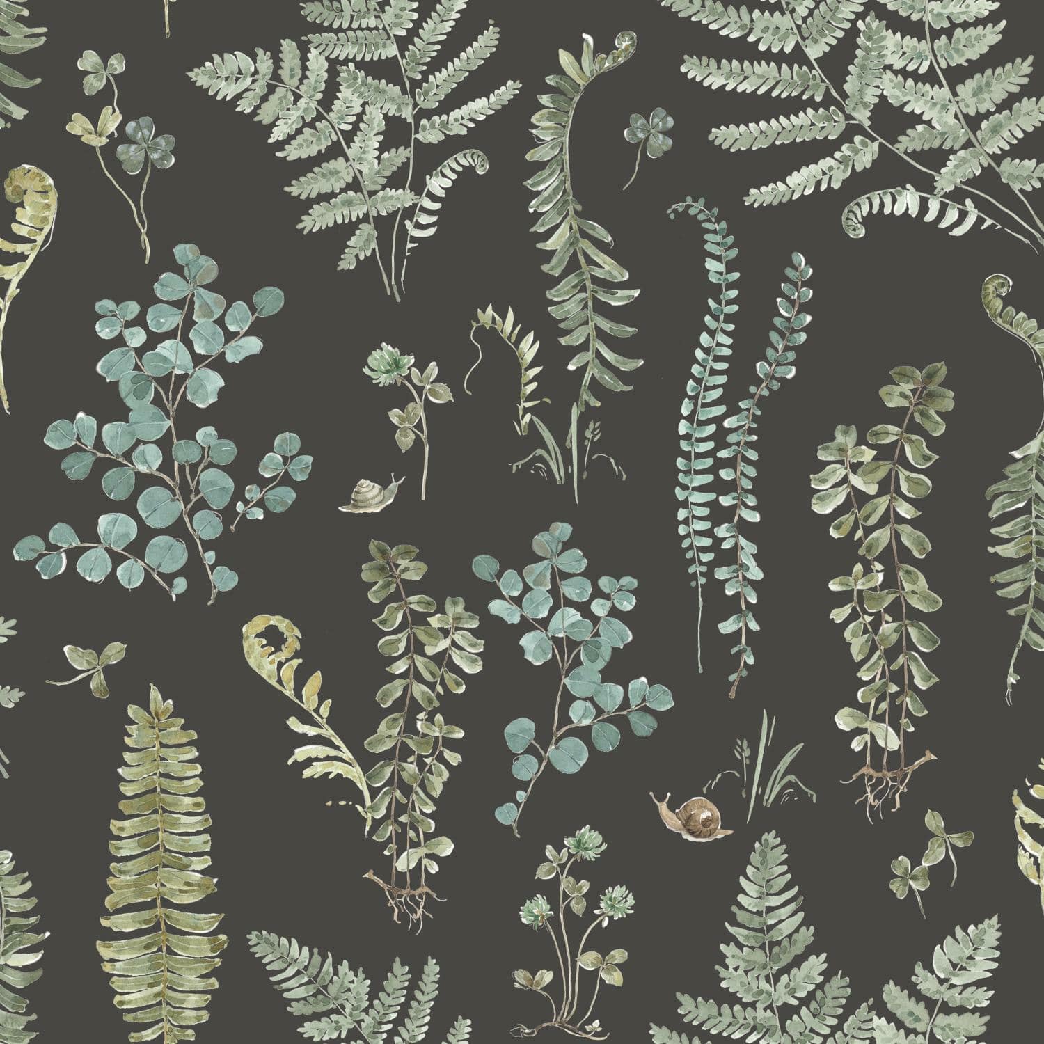 RoomMates Sage Fern Study Peel & Stick Wallpaper