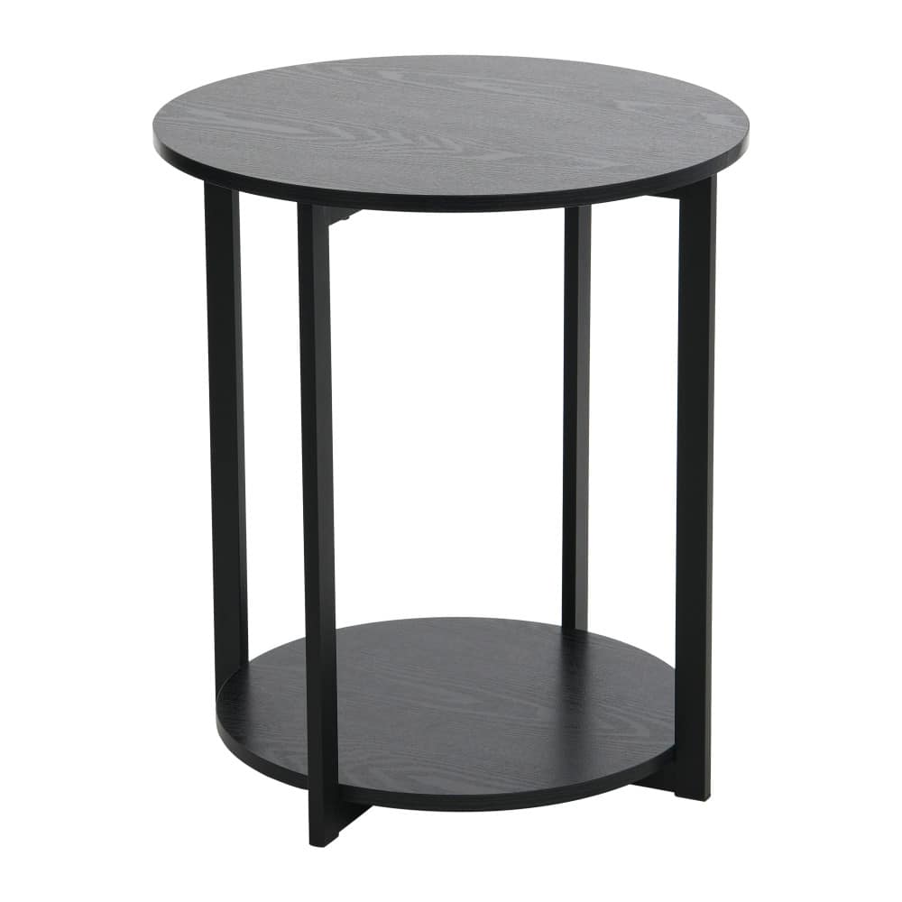 Household Essentials Jamestown 24&#x22; Round End Table