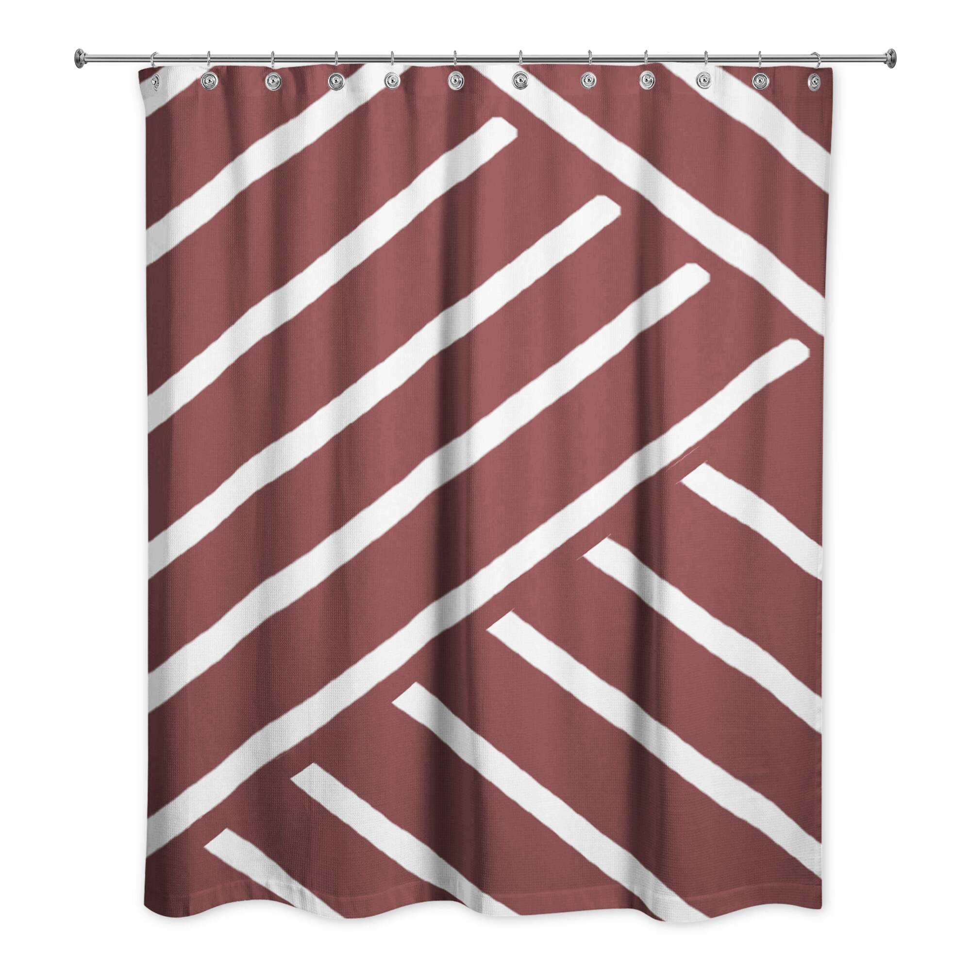 Herringbone Shower Curtain