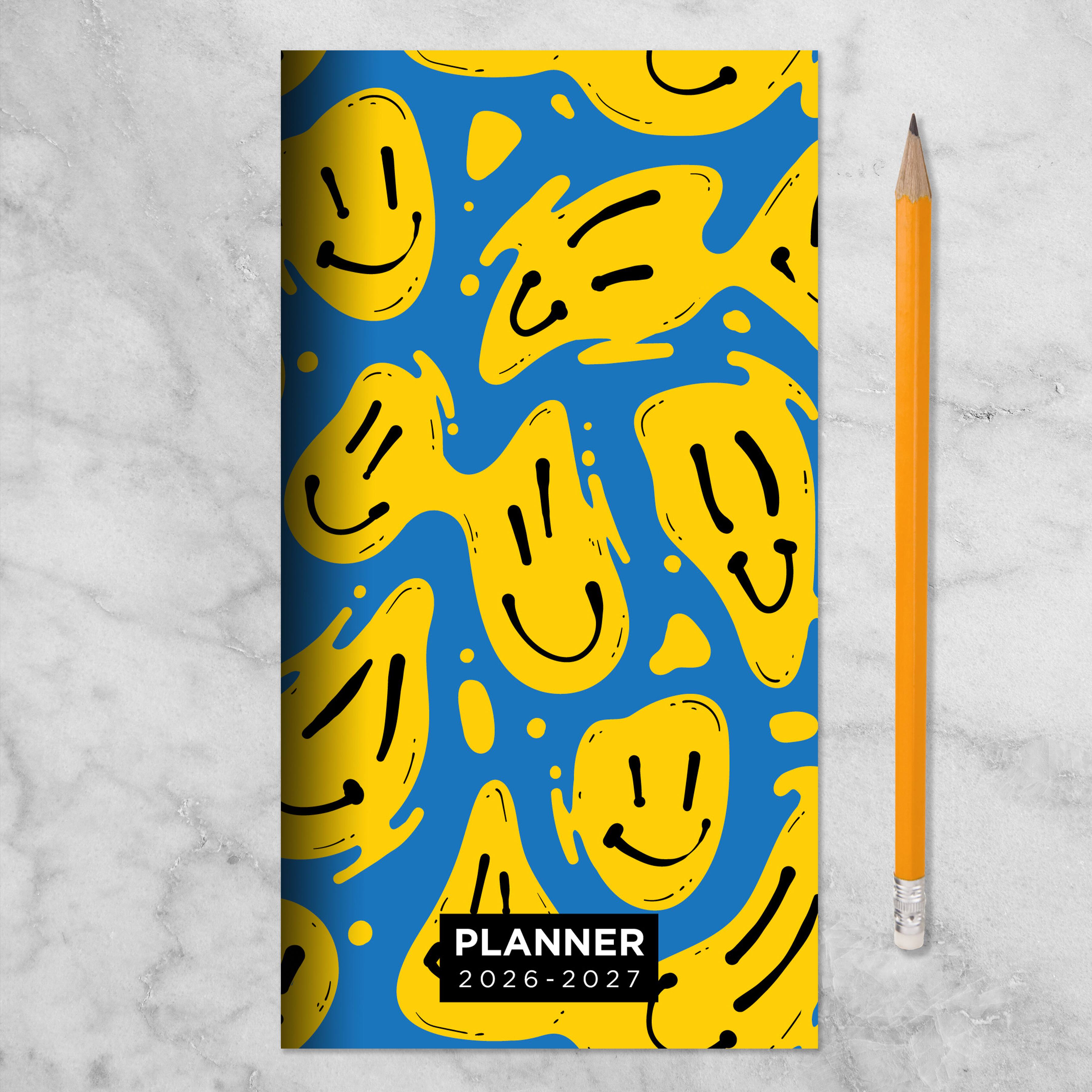 2026-2027 Smiley Small Monthly Pocket Planner