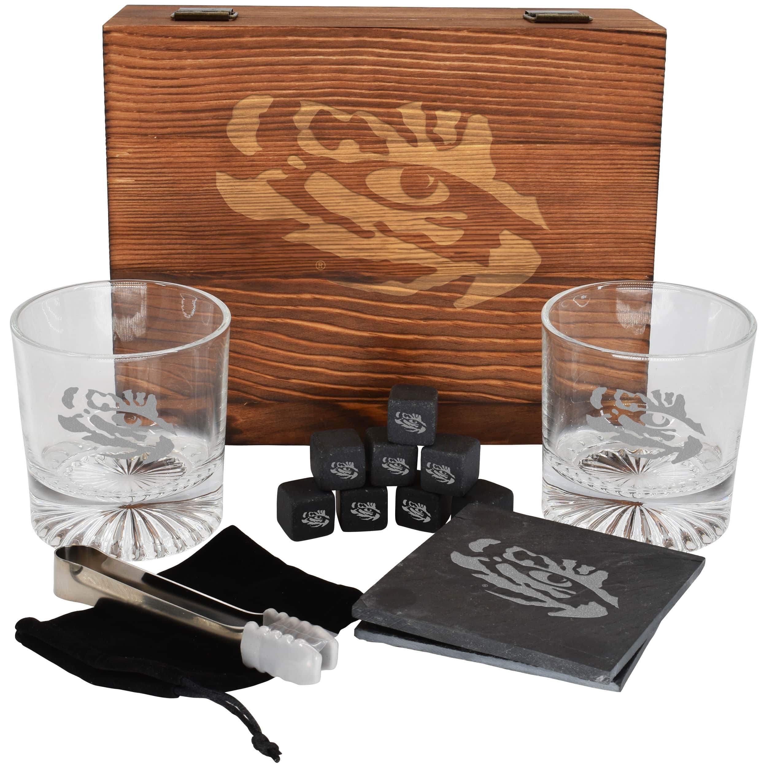 The Memory Company NCAA Boxed Drinkware Set with Coasters