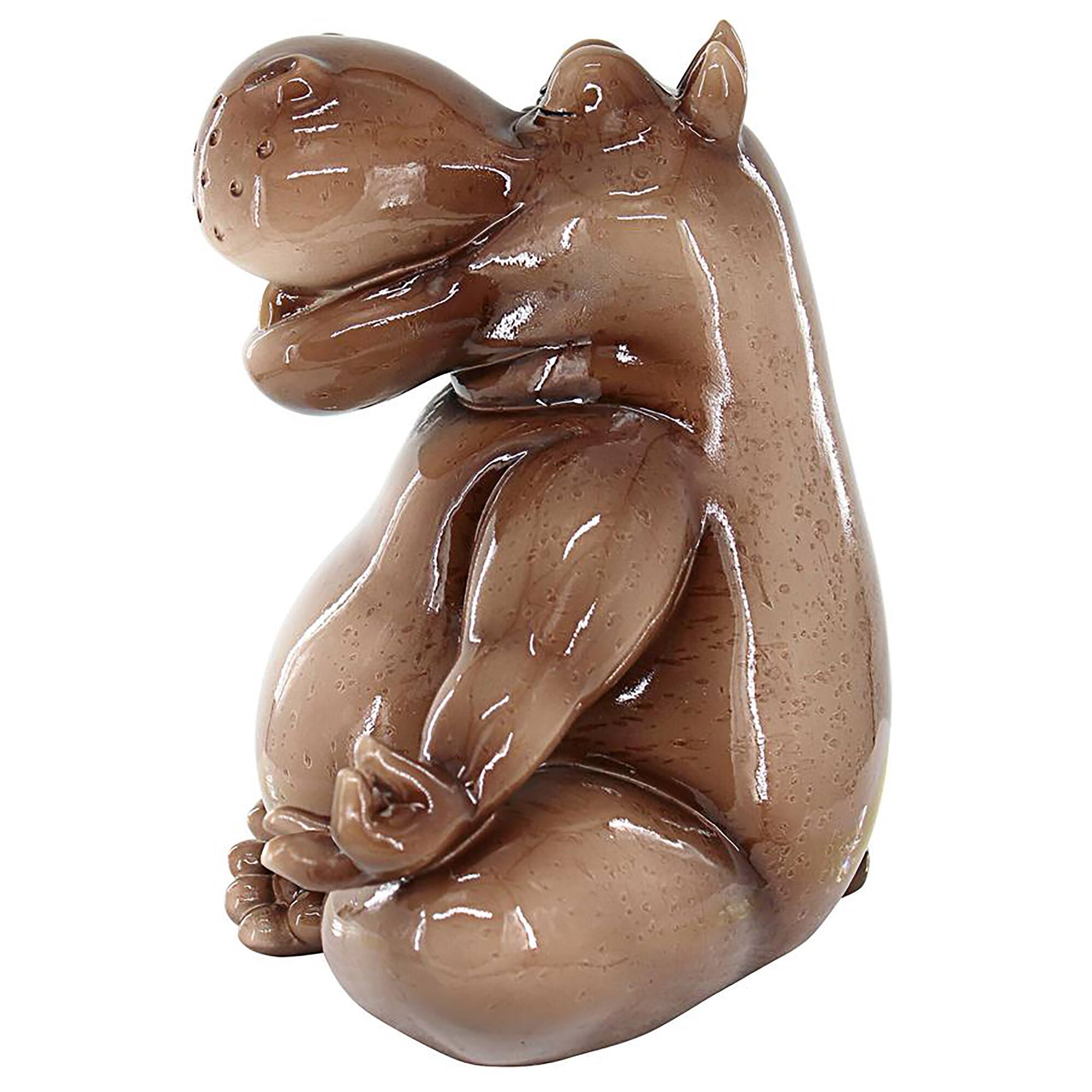 Design Toscano 10.5&#x22; A Ton of Zen Yoga Hippo Garden Statue