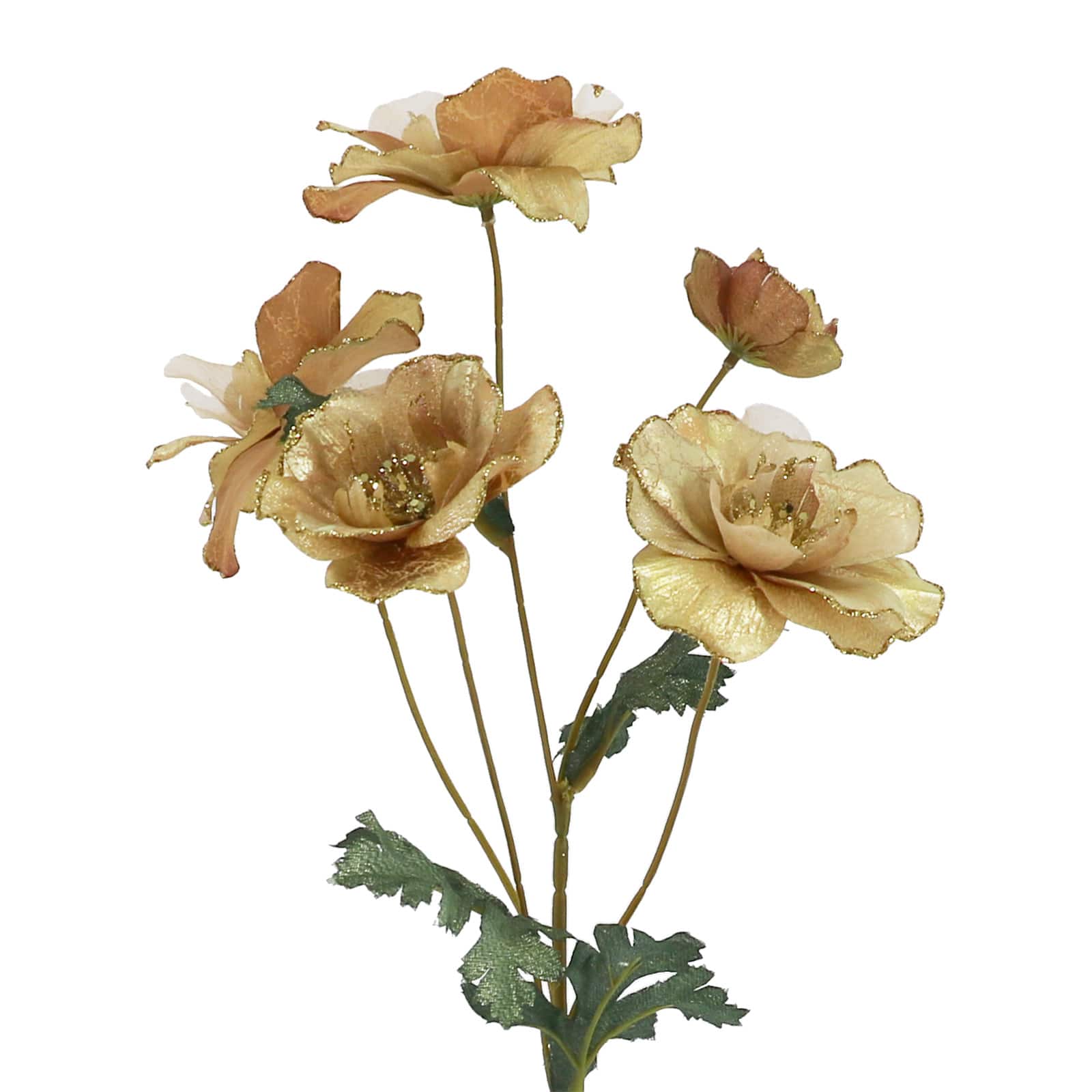 25&#x22; Gold Glitter Ranunculus Stem by Ashland&#xAE;