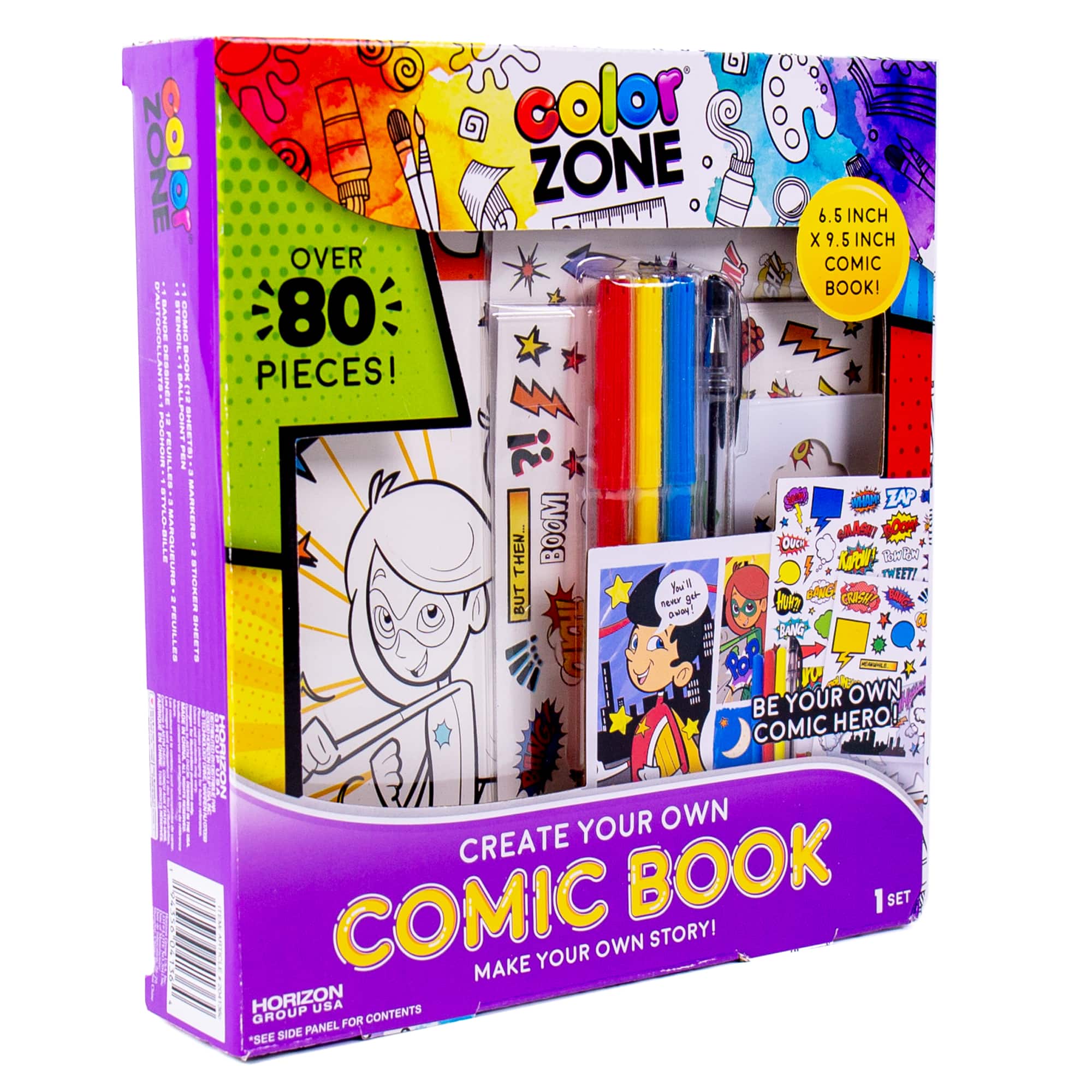Color Zone&#xAE; Create Your Own Comic Book Kit