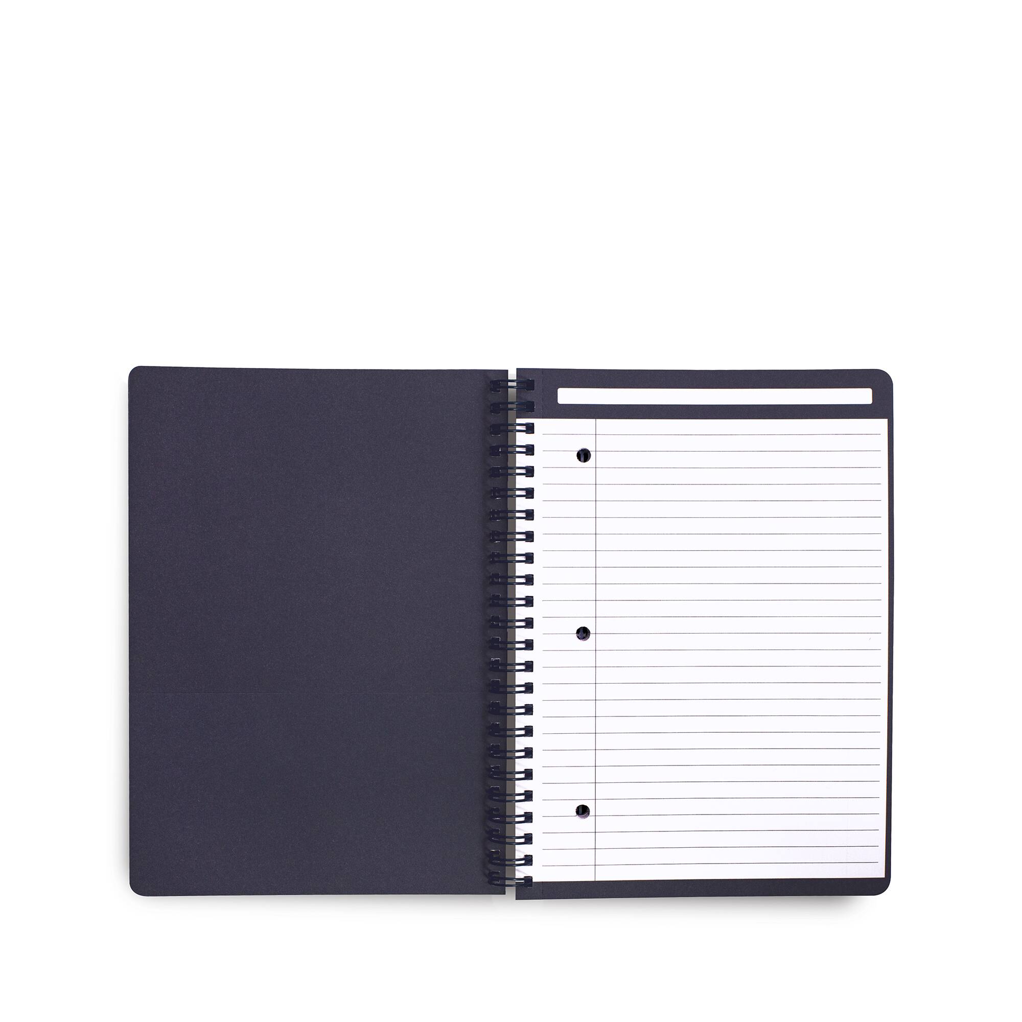 Vera Bradley® Java Navy & White Mini Spiral Notebook with Pocket