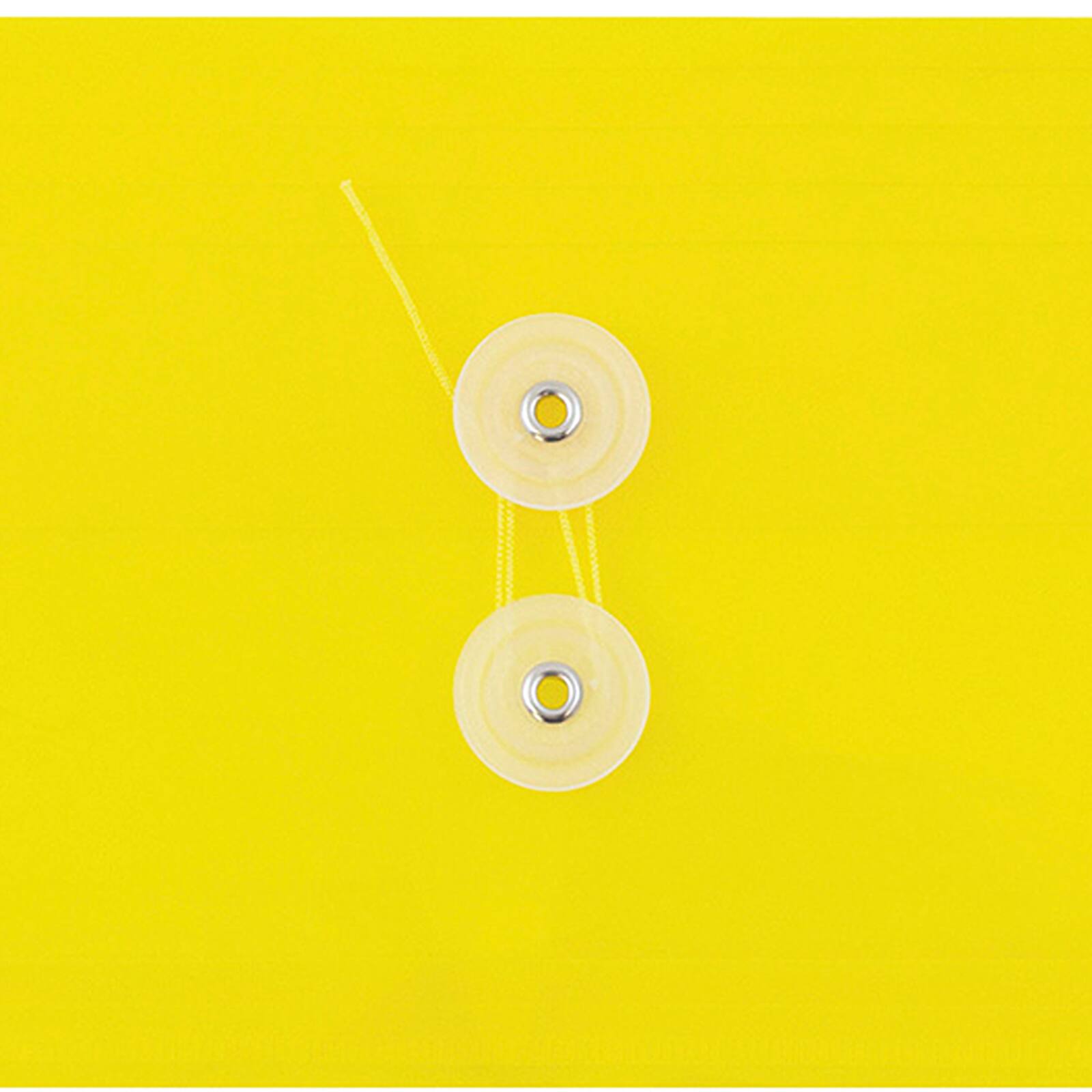 JAM Paper 5.25" x 10" Plastic #10 Business Envelope with Button and String Closure, 24ct.