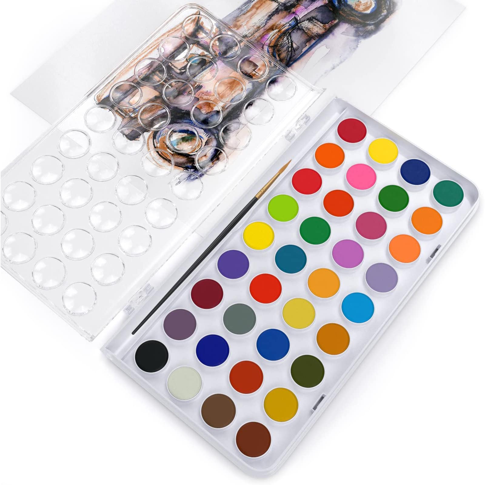Arteza® Kids Watercolor Kit, 36 Assorted Colors