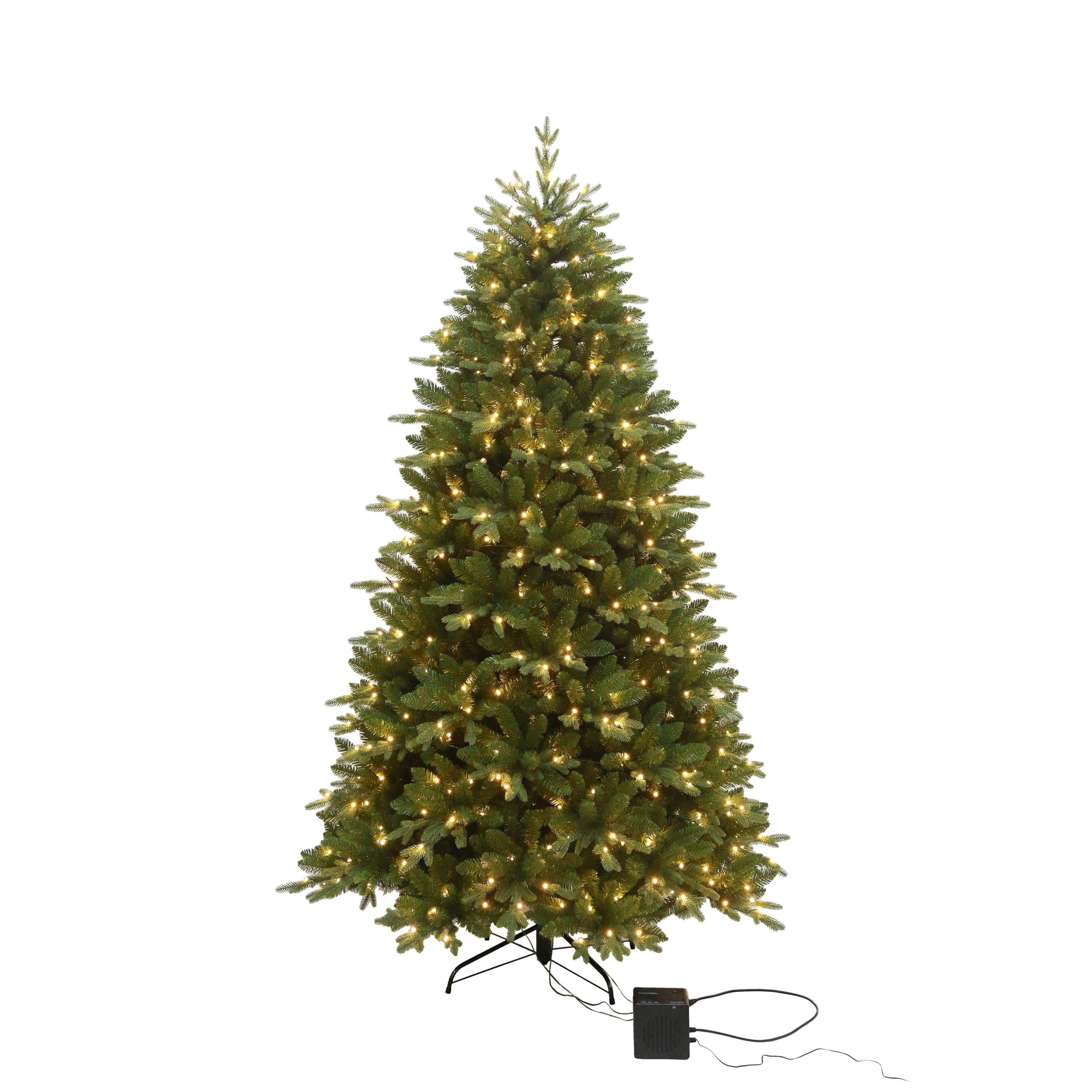 7.5ft. Pre-Lit Melody Spruce Artificial Christmas Tree, Music Sync Colour Changing Mini LED Lights by Ashland&#xAE;