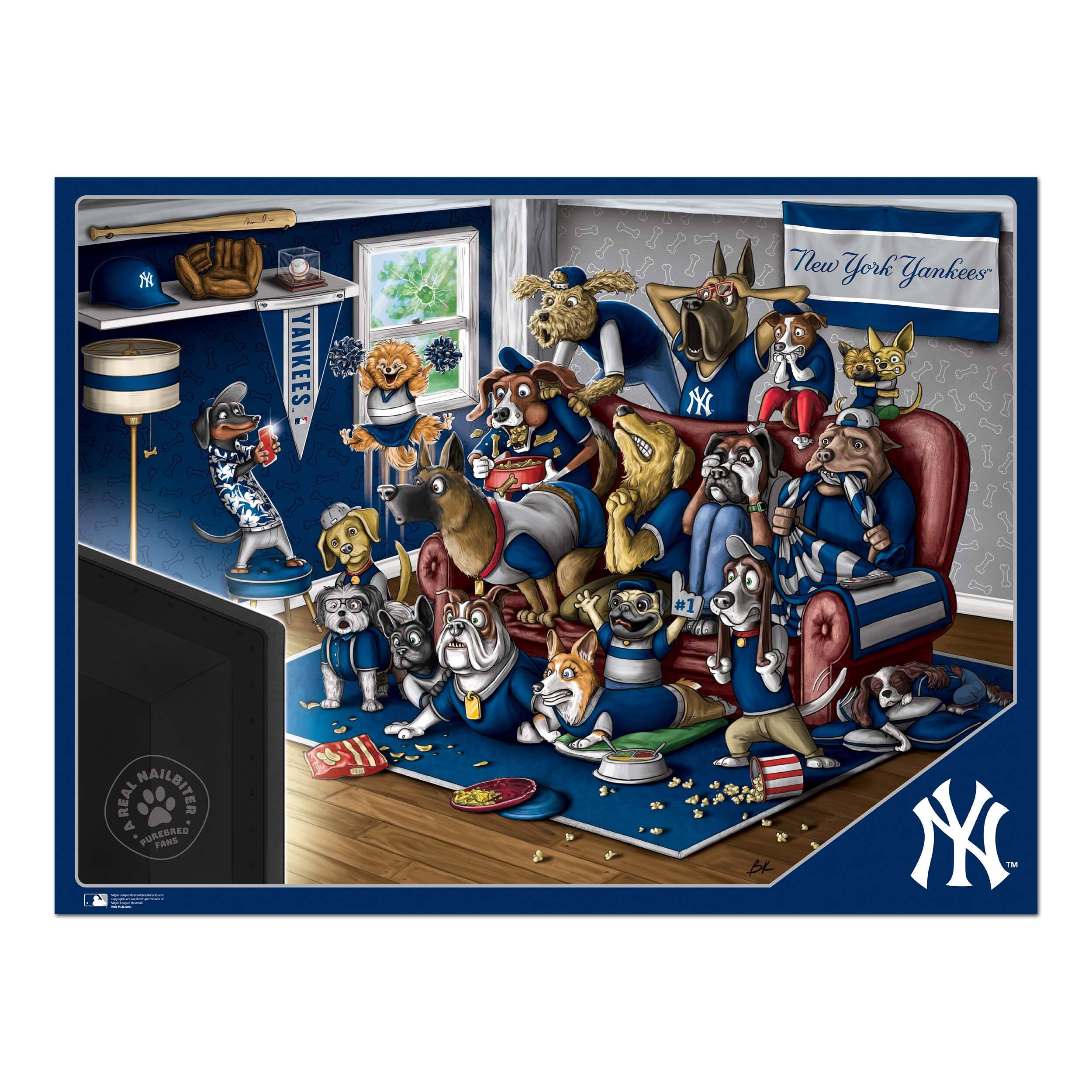 MLB Purebred Fans A Real Nailbiter 500 Piece Puzzle