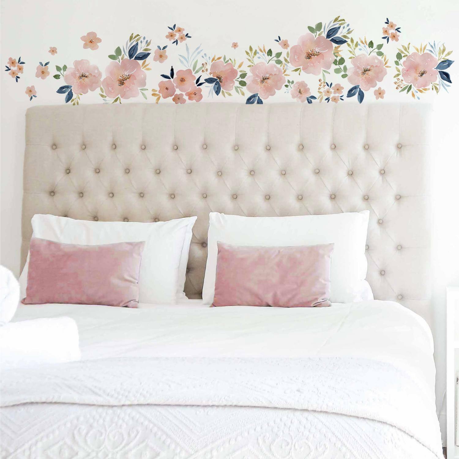 RoomMates Beth Schneider Sweet Blooms Watercolor Peel & Stick Wall Decals