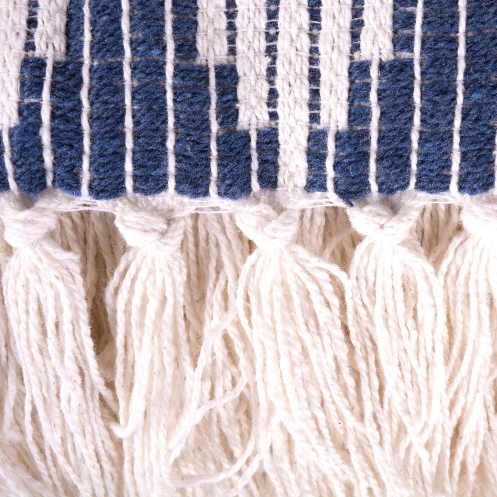 DII® French Blue & Stone Colby Southwest Throw