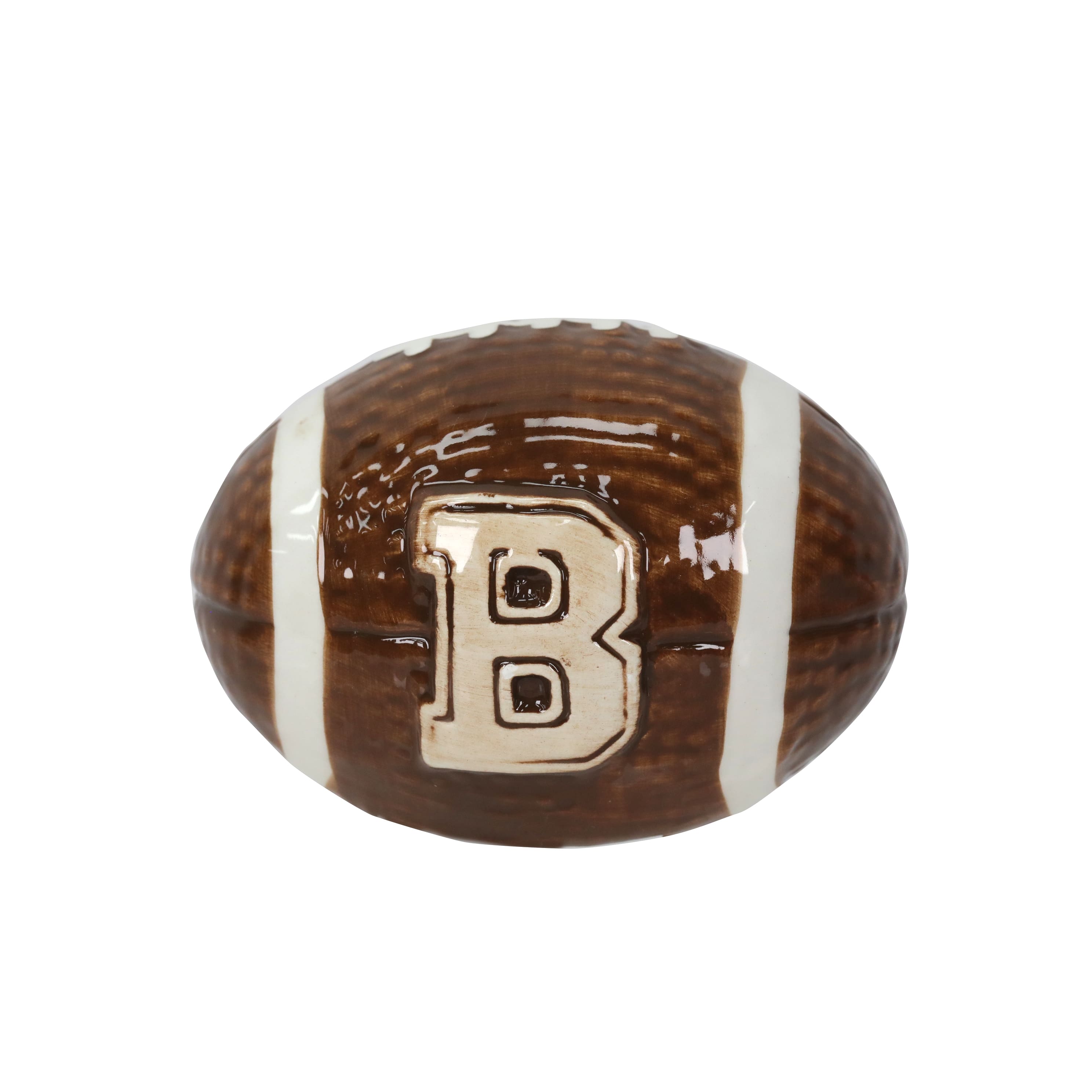 3.75&#x22;  Football Tailgate Monogram D&#xE9;cor by Celebrate It&#x2122;