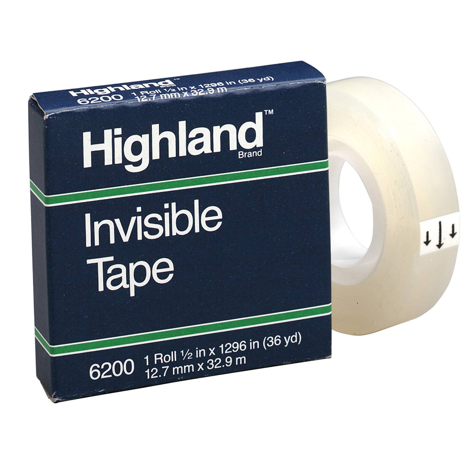 Highland&#x2122; Invisible Tape Rolls, 12ct.