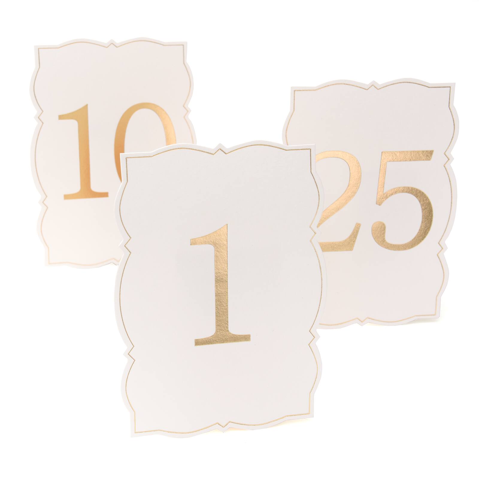1-25 Ornate Gold Table Numbers by Celebrate It™
