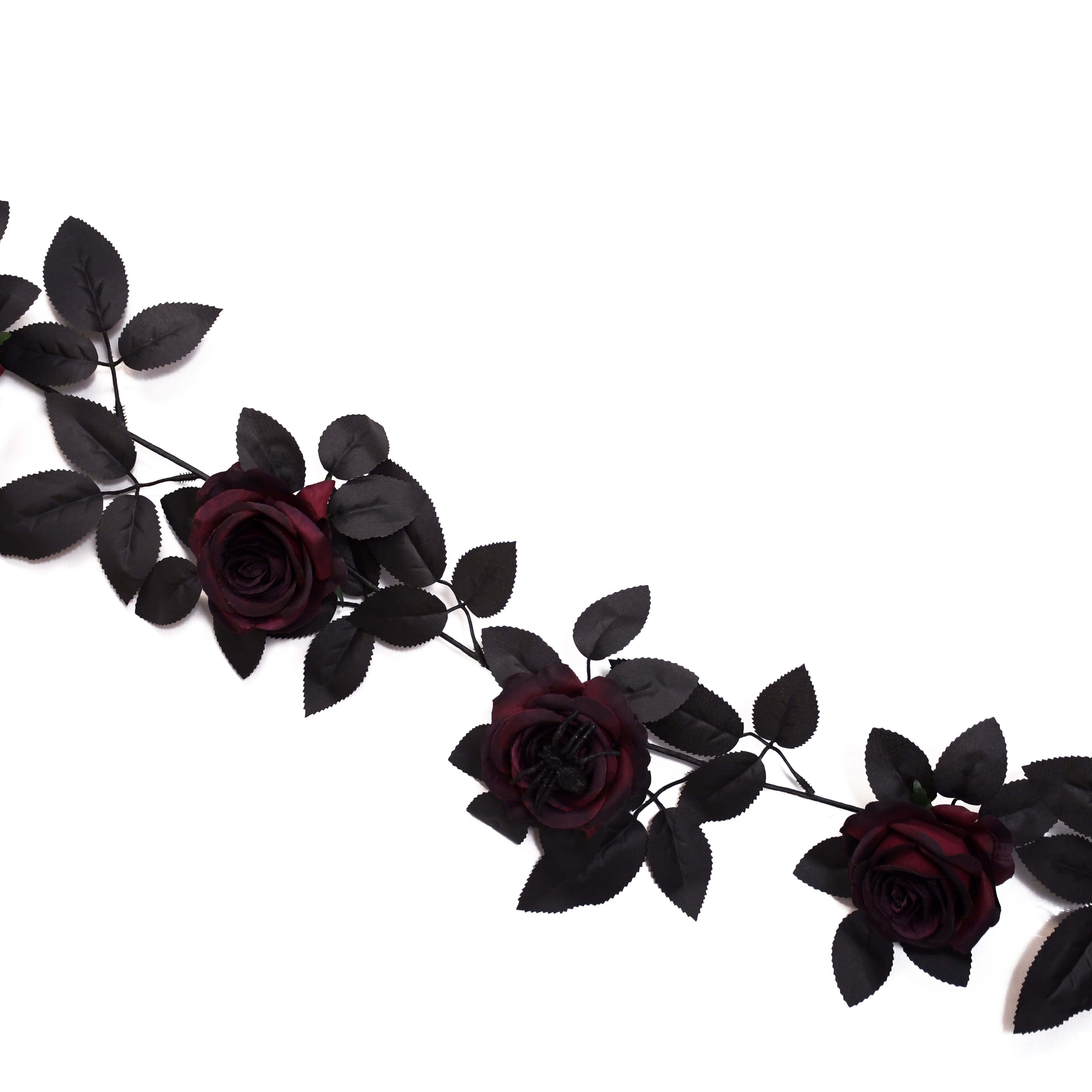 6ft. Black Leaves Garland by Ashland&#xAE;