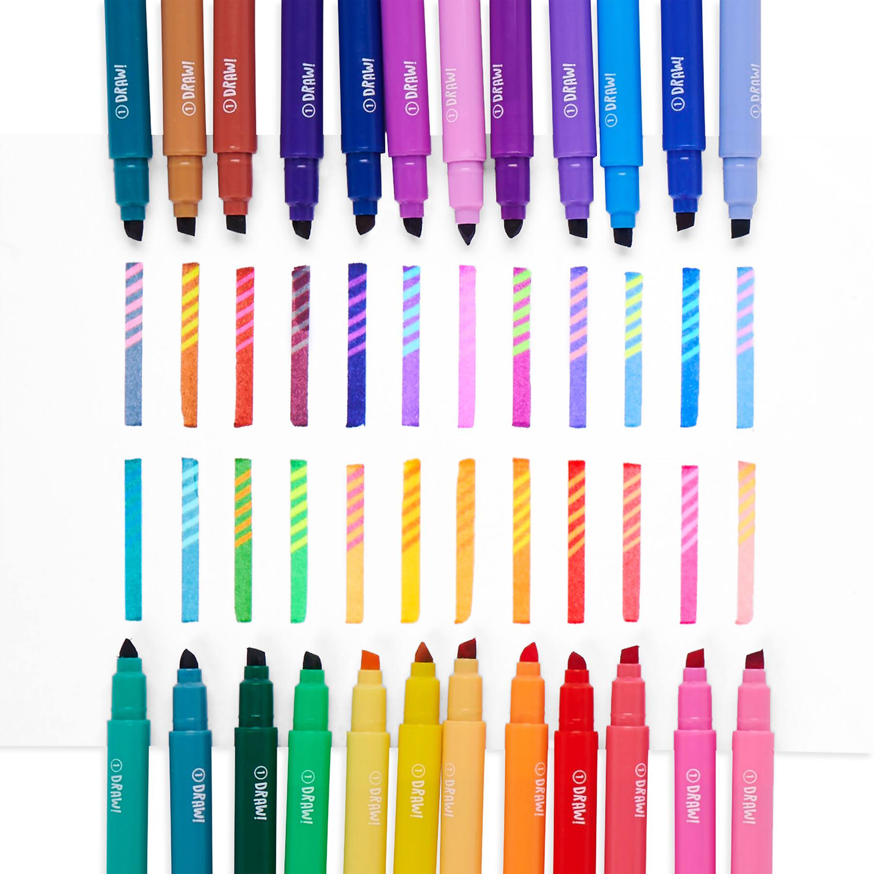 OOLY Switch-eroo! Color-Changing Markers, 24ct.