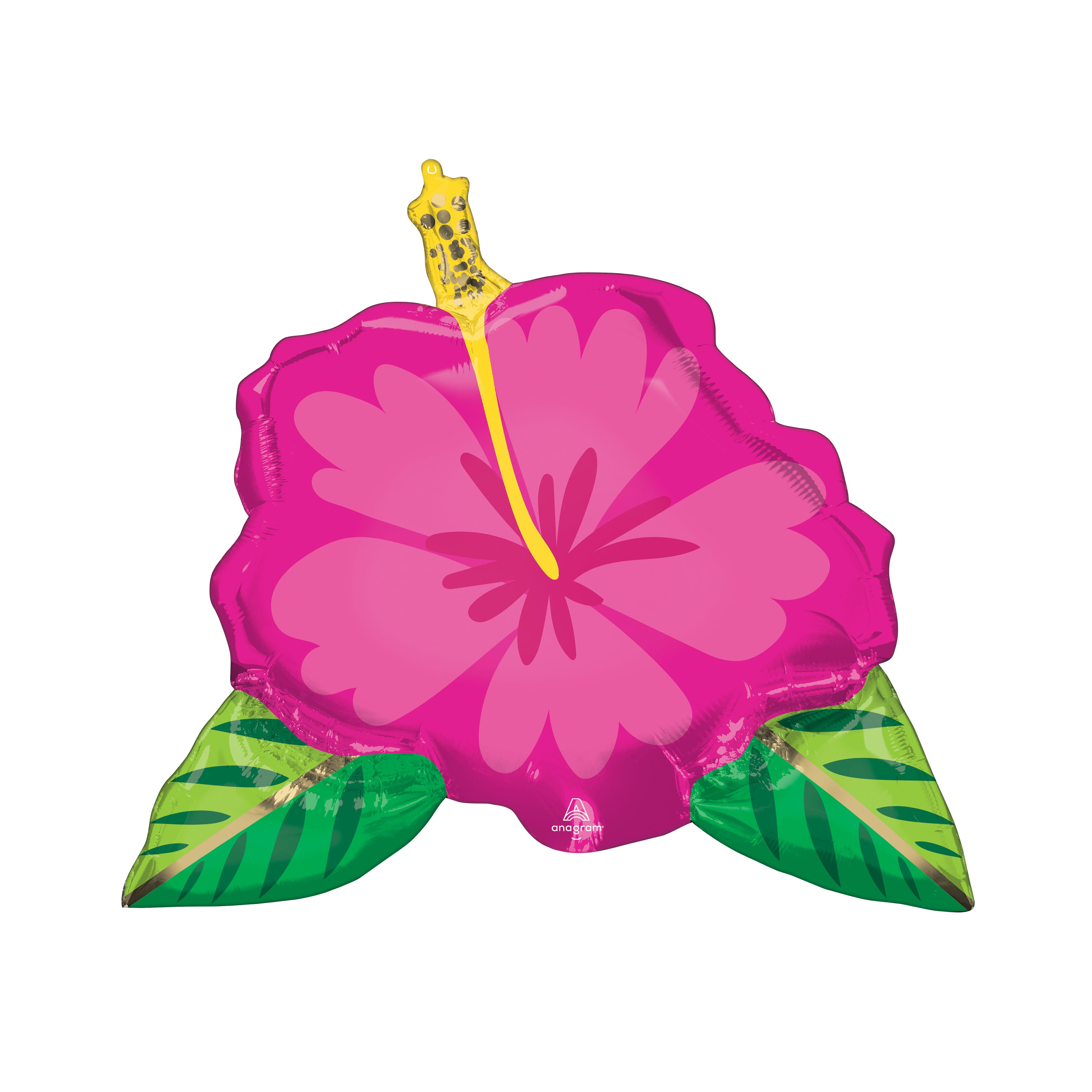 SuperShape&#xAE; 27&#x22; Tropical Hibiscus Foil Balloon