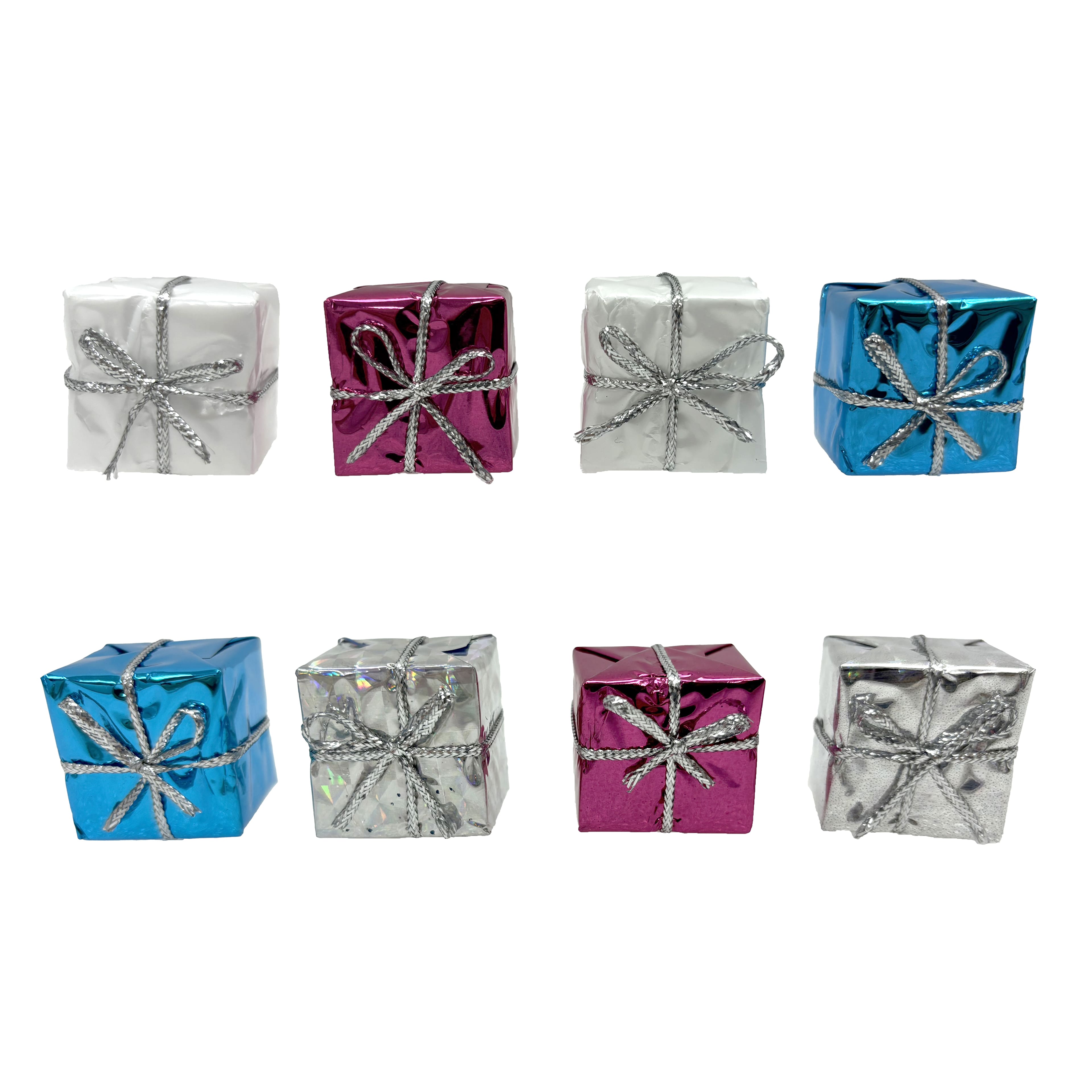 Mini White, Pink &#x26; Blue Gift Decorations by Ashland&#xAE;