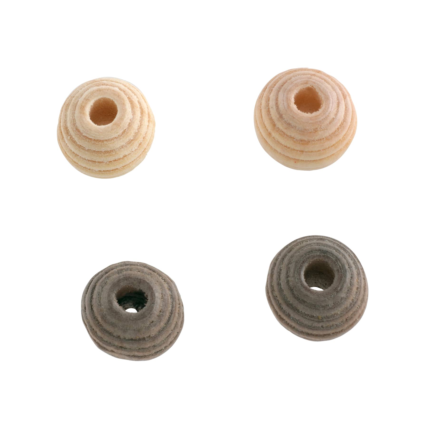 Mixed Wood Round Craft Beads, 9.5mm by Bead Landing&#x2122;