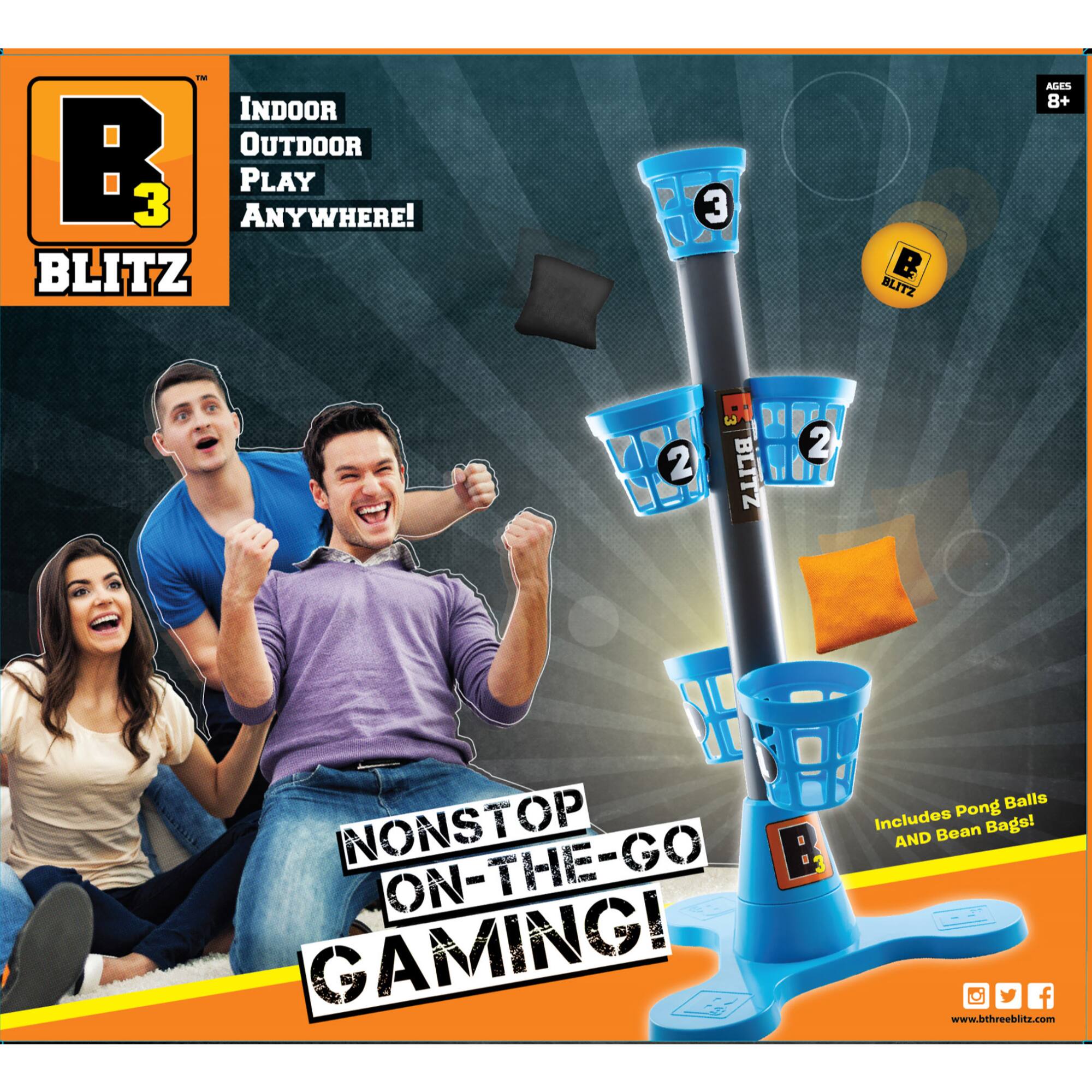 Blitz Bean Bag &#x26; Pong Ball Toss Game