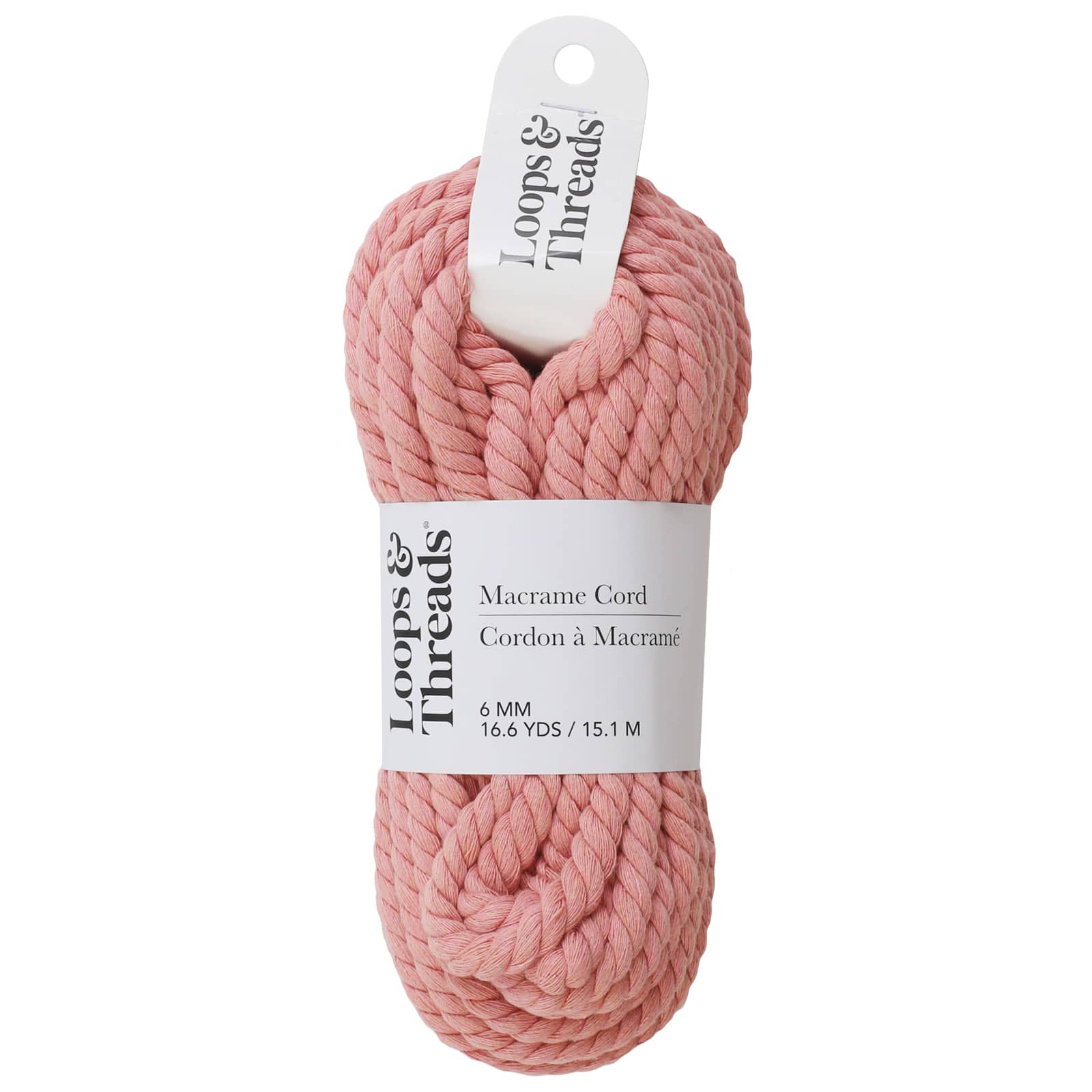 Macram&#xE9; Cotton Cord by Loops &#x26; Threads&#xAE;, 50ft.