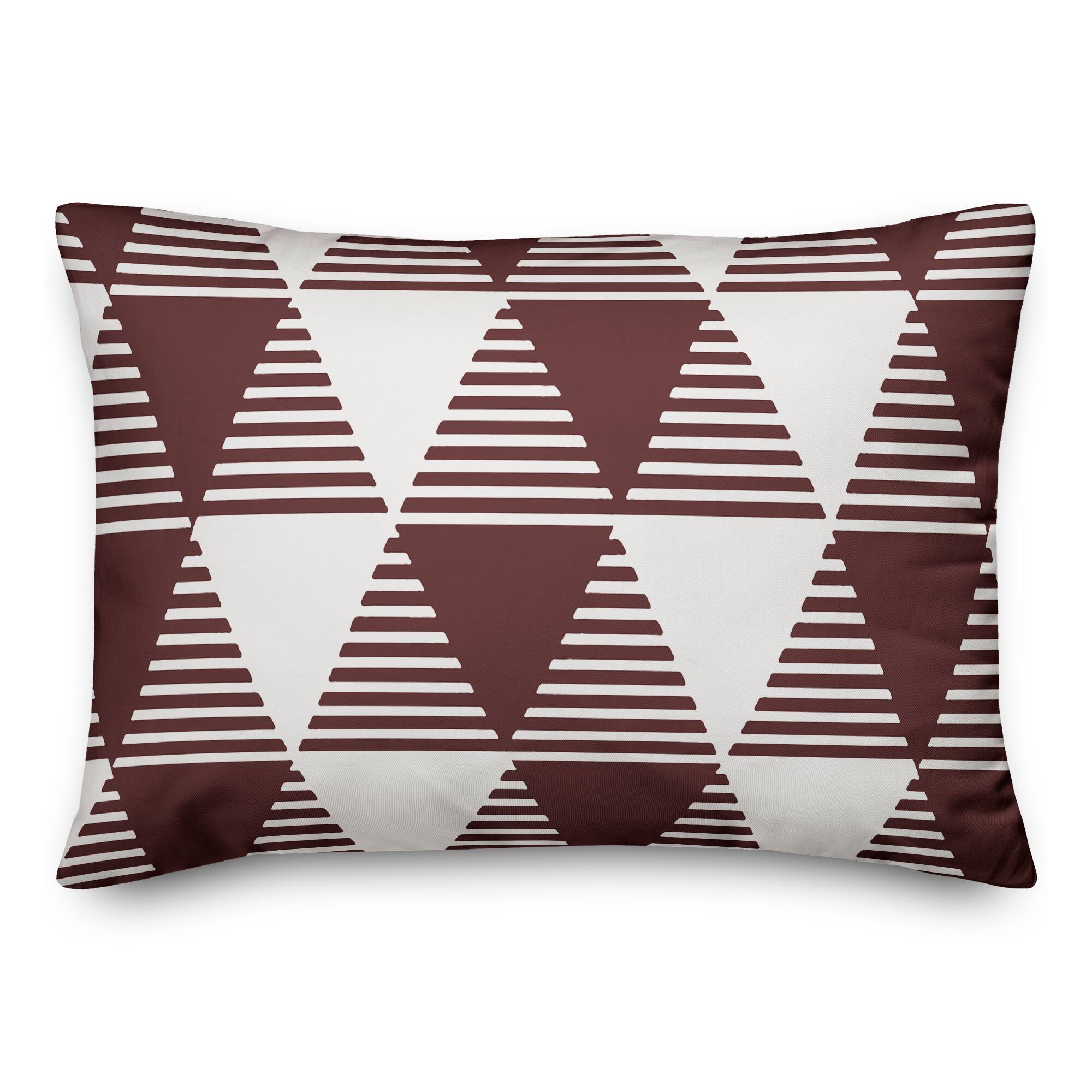 Geometric Triangles Versatile Throw Pillow