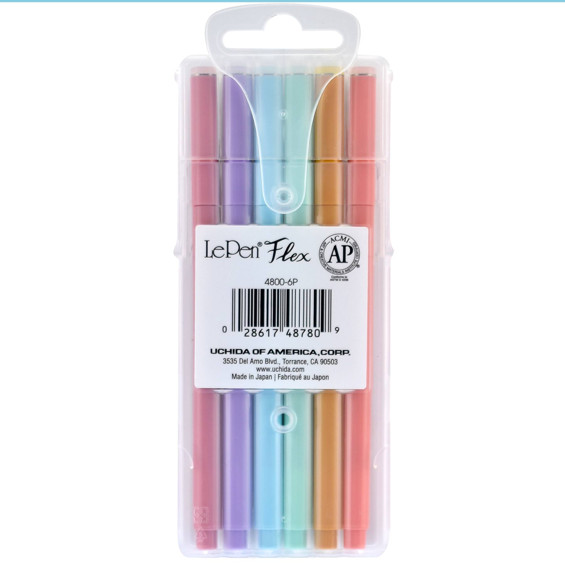 Marvy&#xAE; Uchida LePen&#xAE; Flex 6 Pastel Pen Set