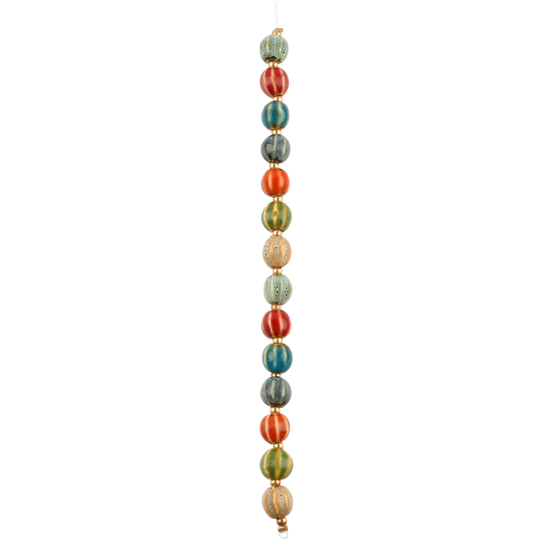 Multicolor Ceramic Round Beads, 11mm by Bead Landing&#x2122;