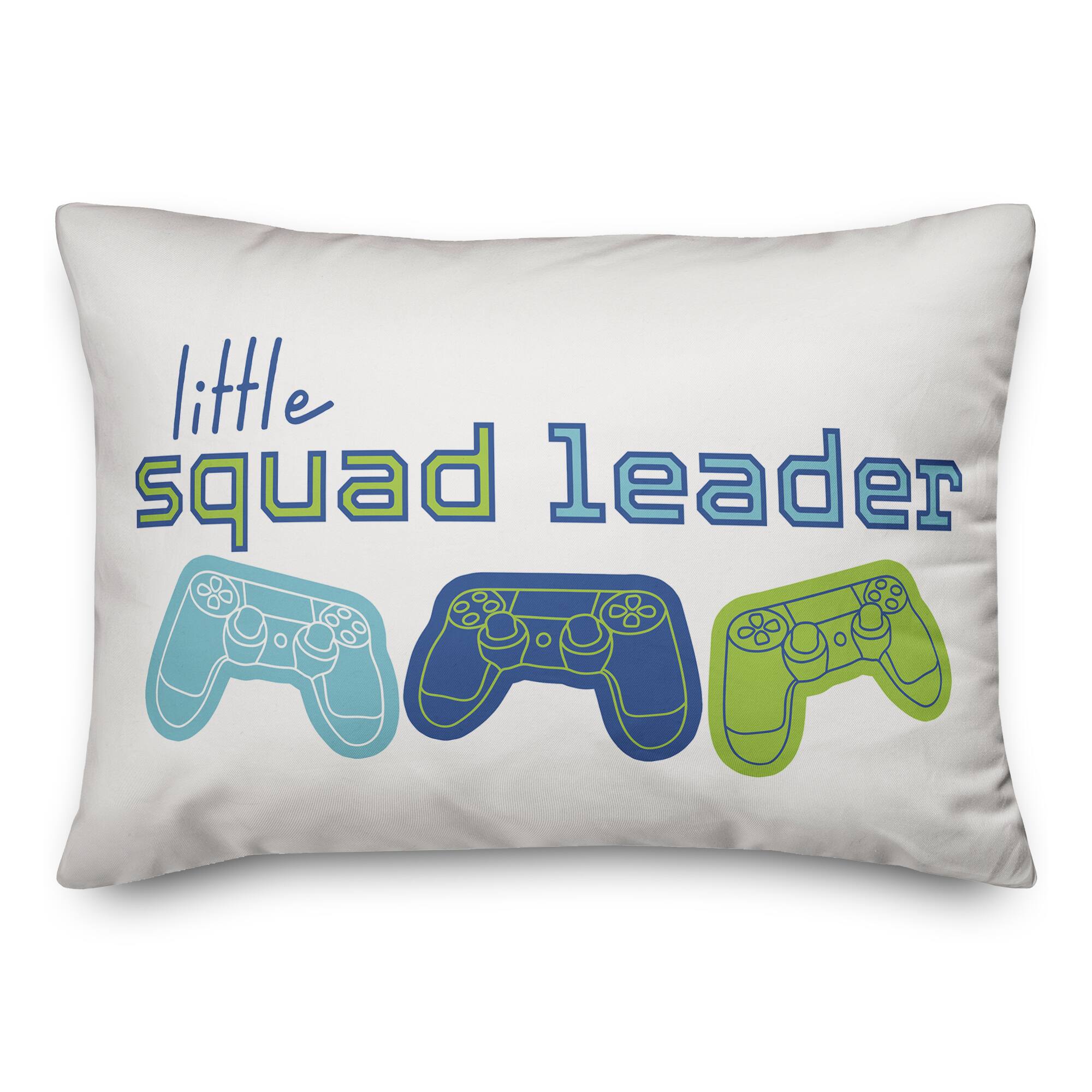 Little Squad Leader 20&#x22; x 14&#x22; Indoor/Outdoor Pillow
