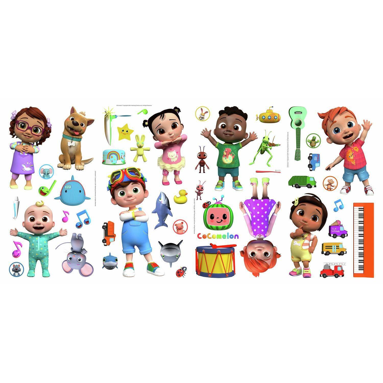 RoomMates Cocomelon Peel & Stick Wall Decals