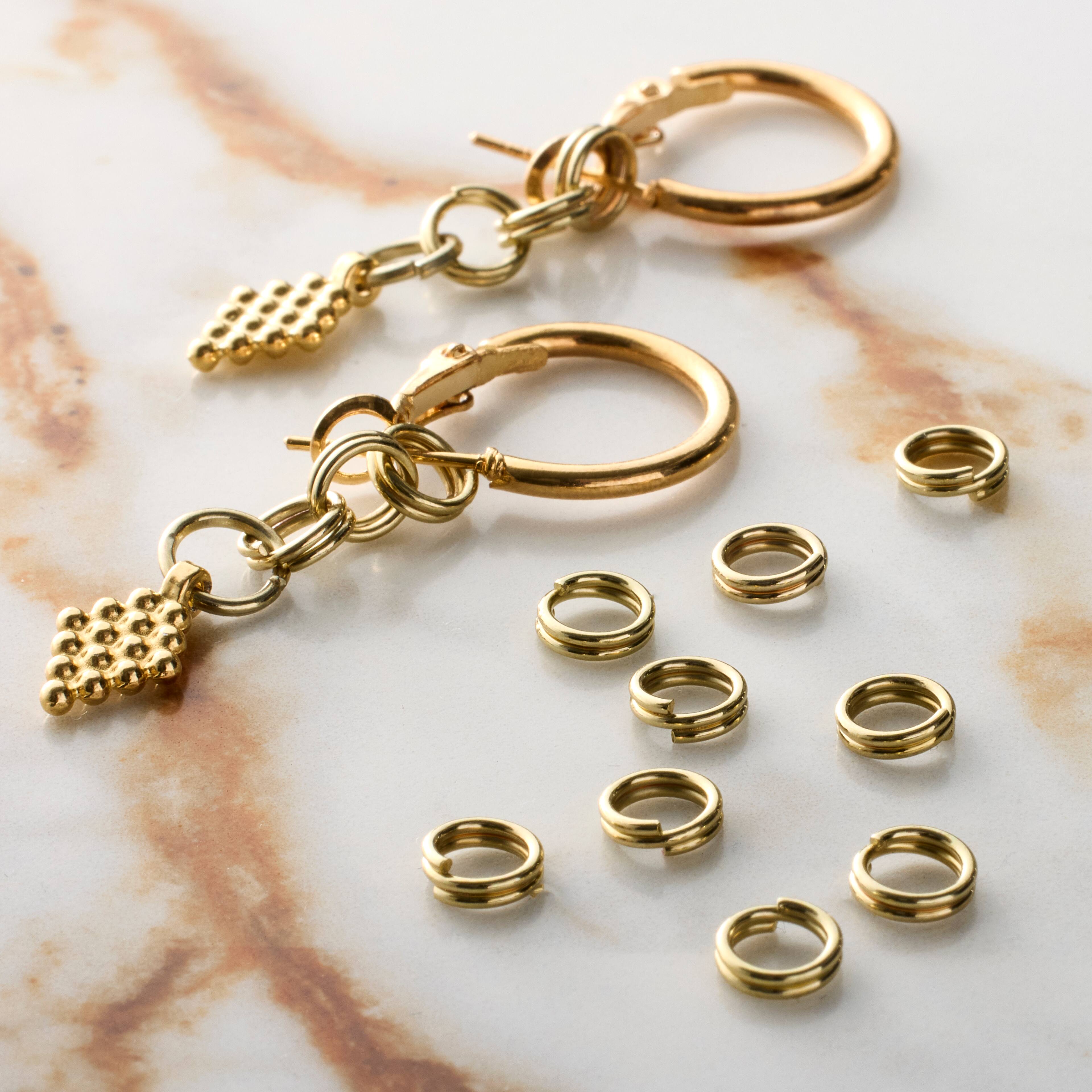 12 Pack: Split Rings, 6mm by Bead Landing™