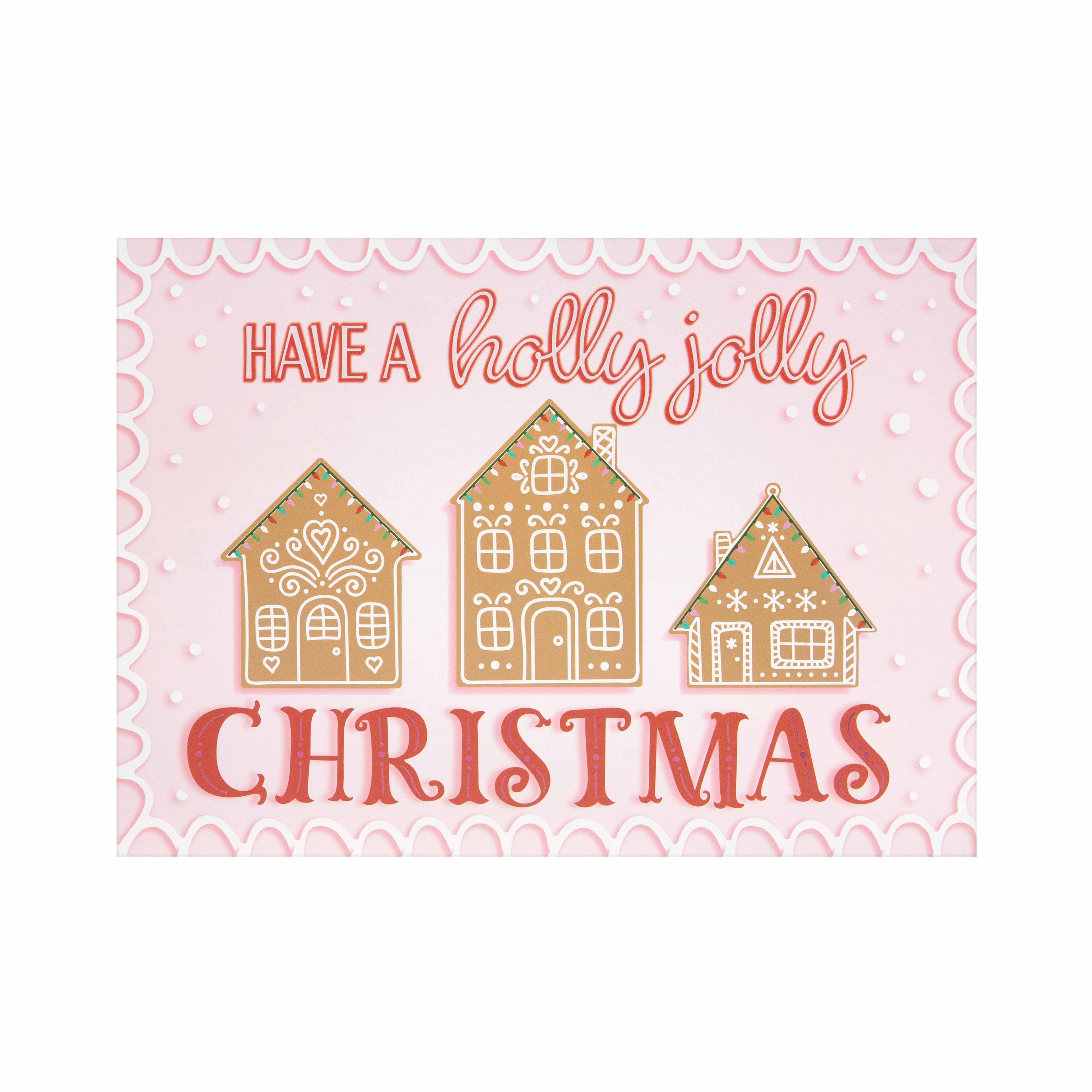 Small Holly Jolly Christmas Decorative Box by Ashland&#xAE;