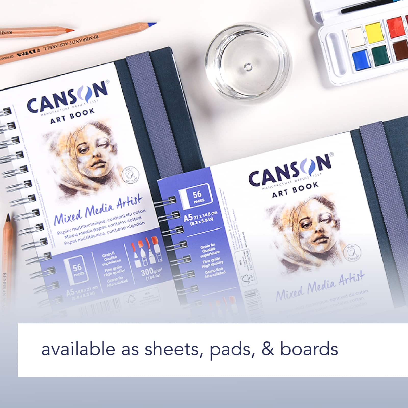 Canson® Plein Air Mix Media Artboard Pad