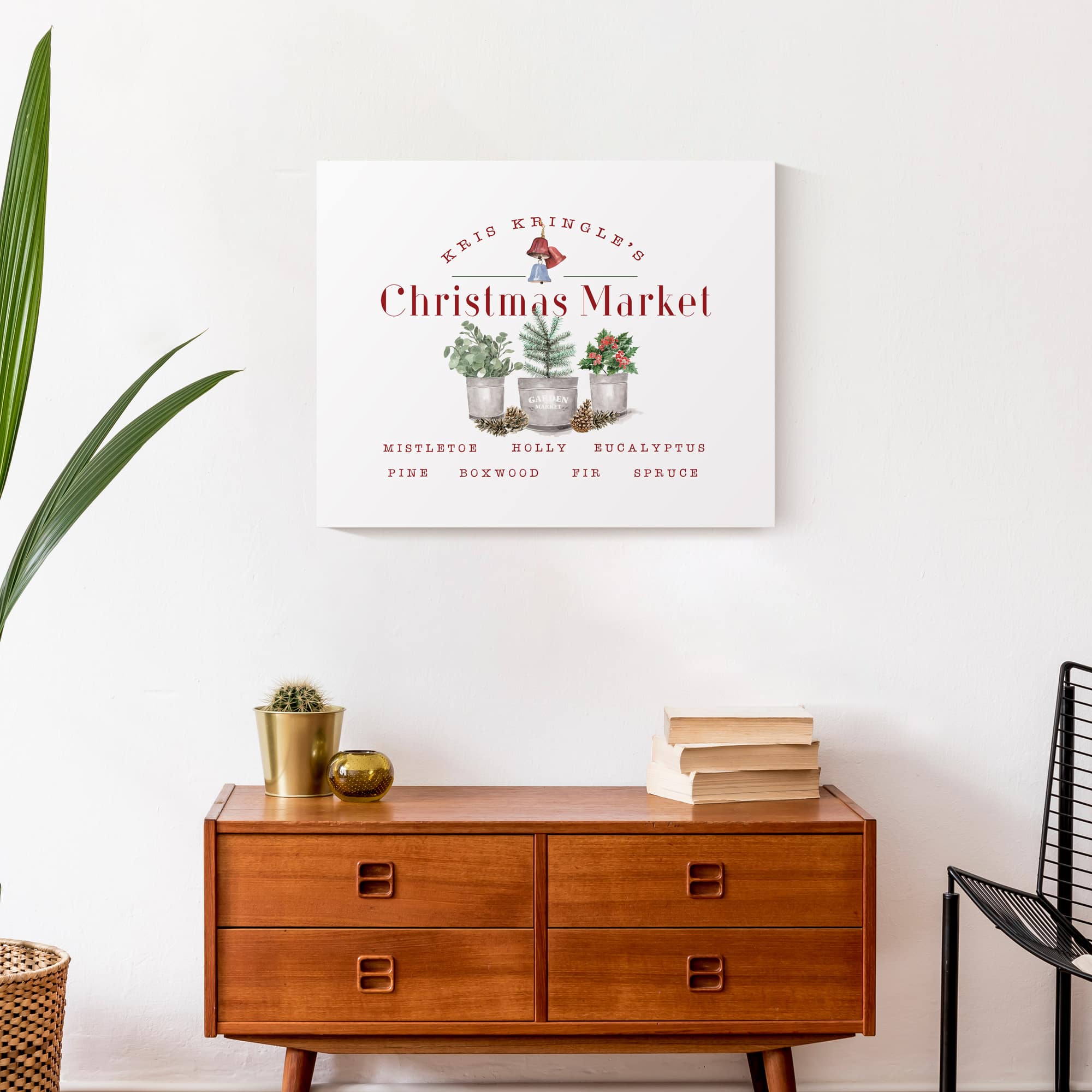 Kringle Christmas Market Canvas Wall Art