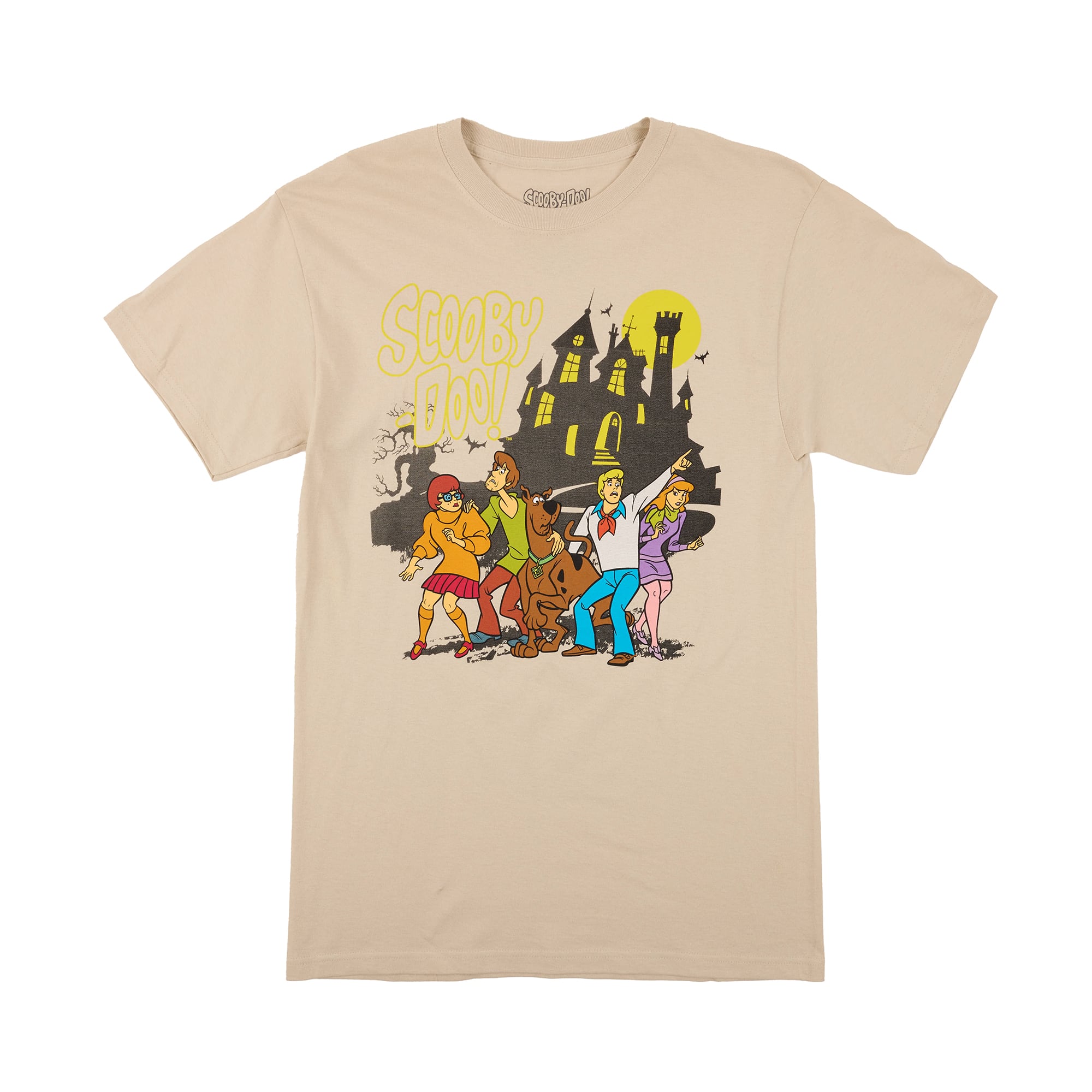 Scooby Doo&#x2122; Halloween Haunted House Adult Crew Neck T-Shirt