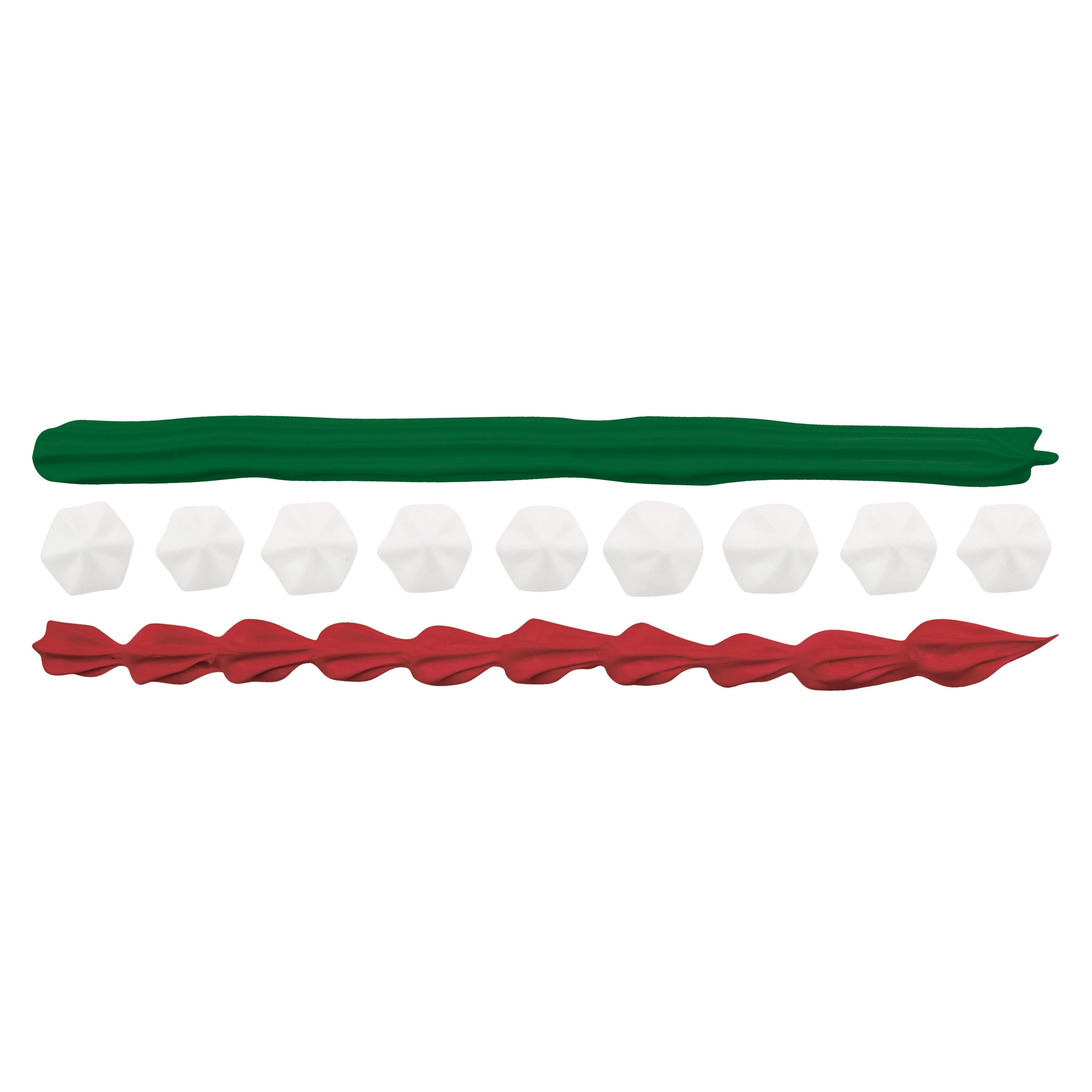 Red, White & Green Whipped Paint with Tips by Creatology™