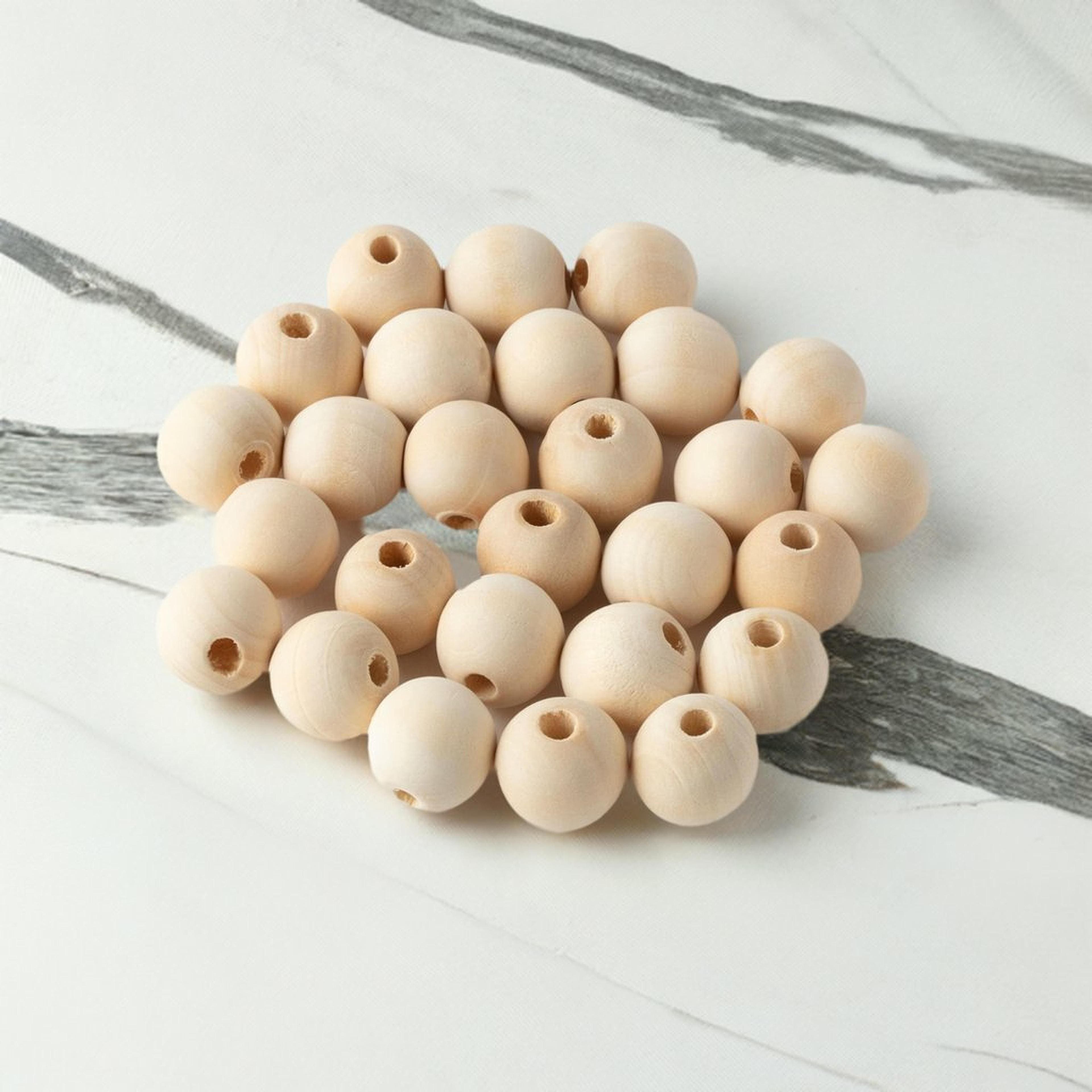 3/4&#x22; Round Wood Beads, 27ct. by Make Market&#xAE;