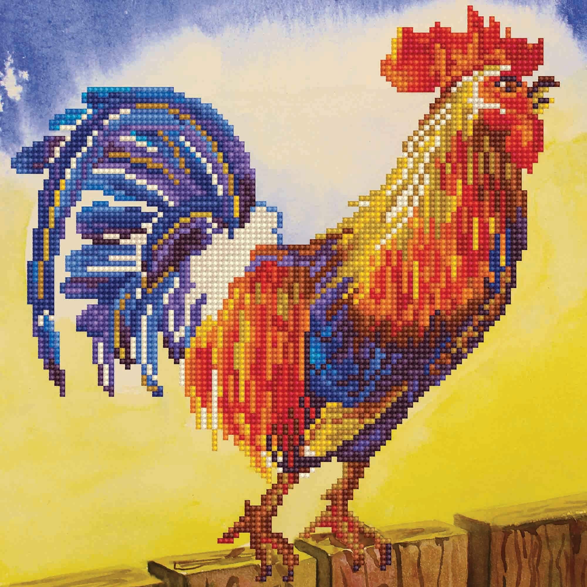 Diamond Art Intermediate Rooster Kit