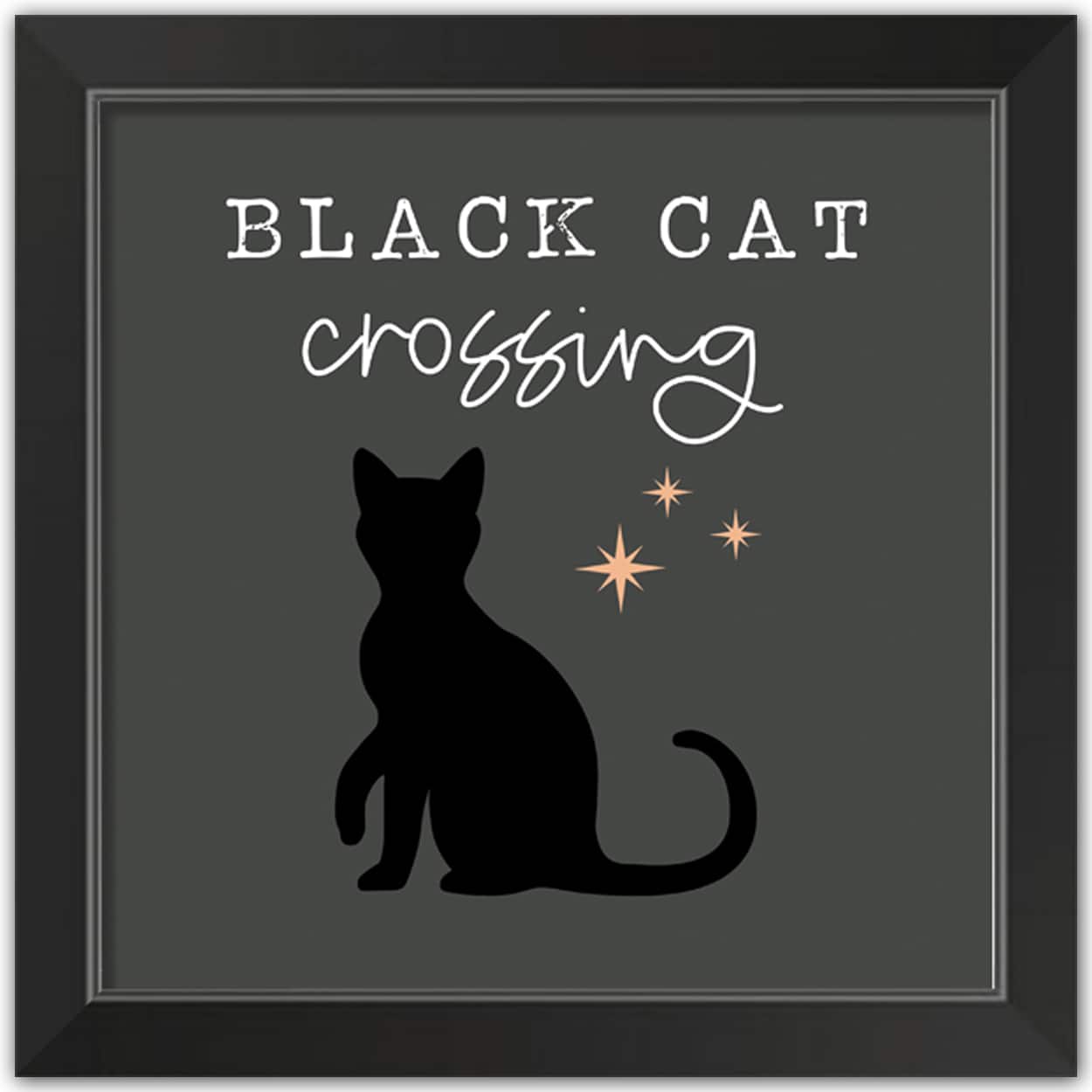 8 sizes available Black Cat Halloween Personalized Round Stickers 
