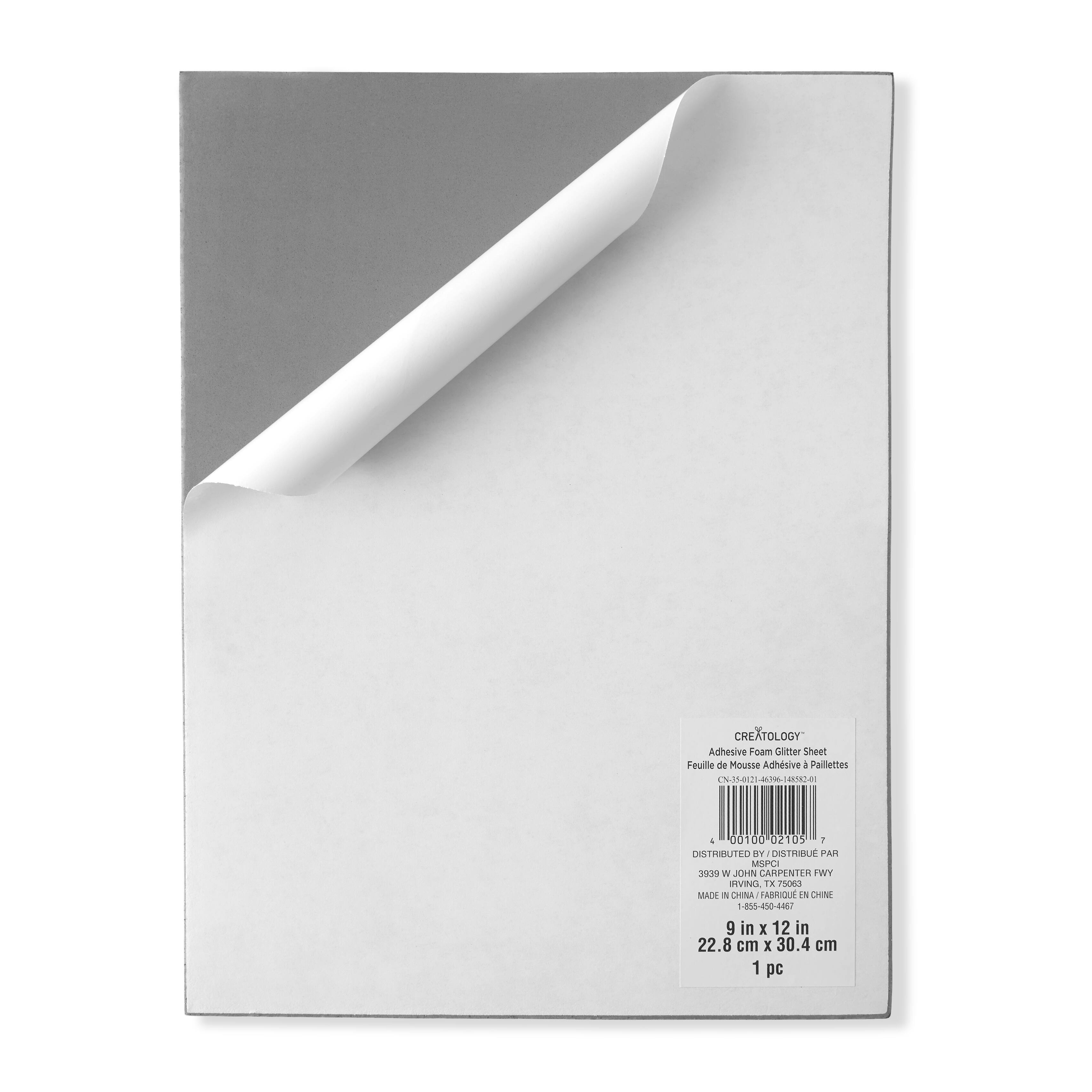 24 Pack: 9" x 12" Glitter Foam Sheet by Creatology™