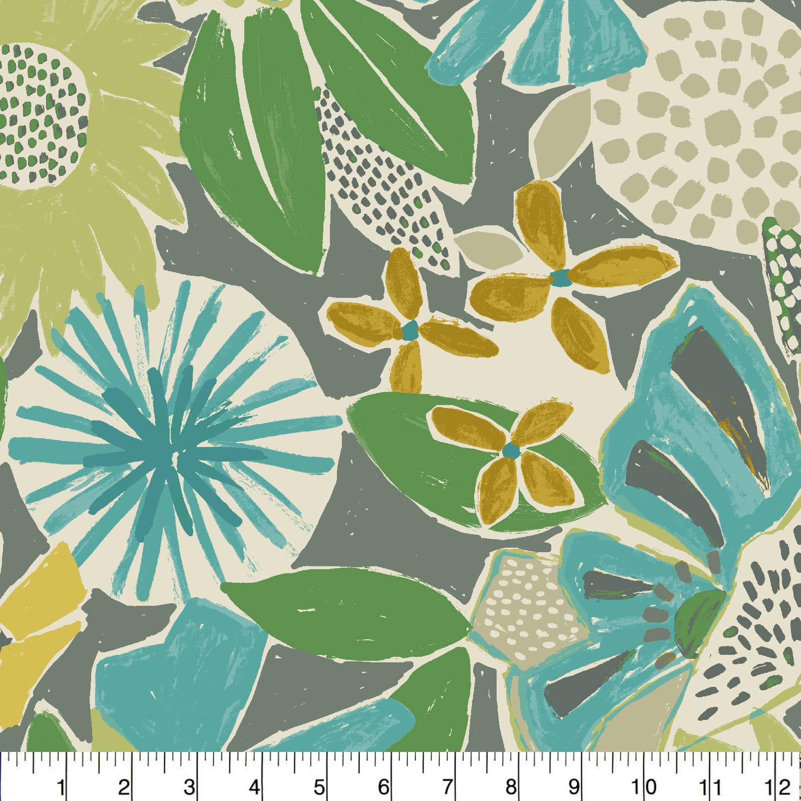 Pkl Studio Blue Catching Rays Cotton Home D&#xE9;cor Fabric