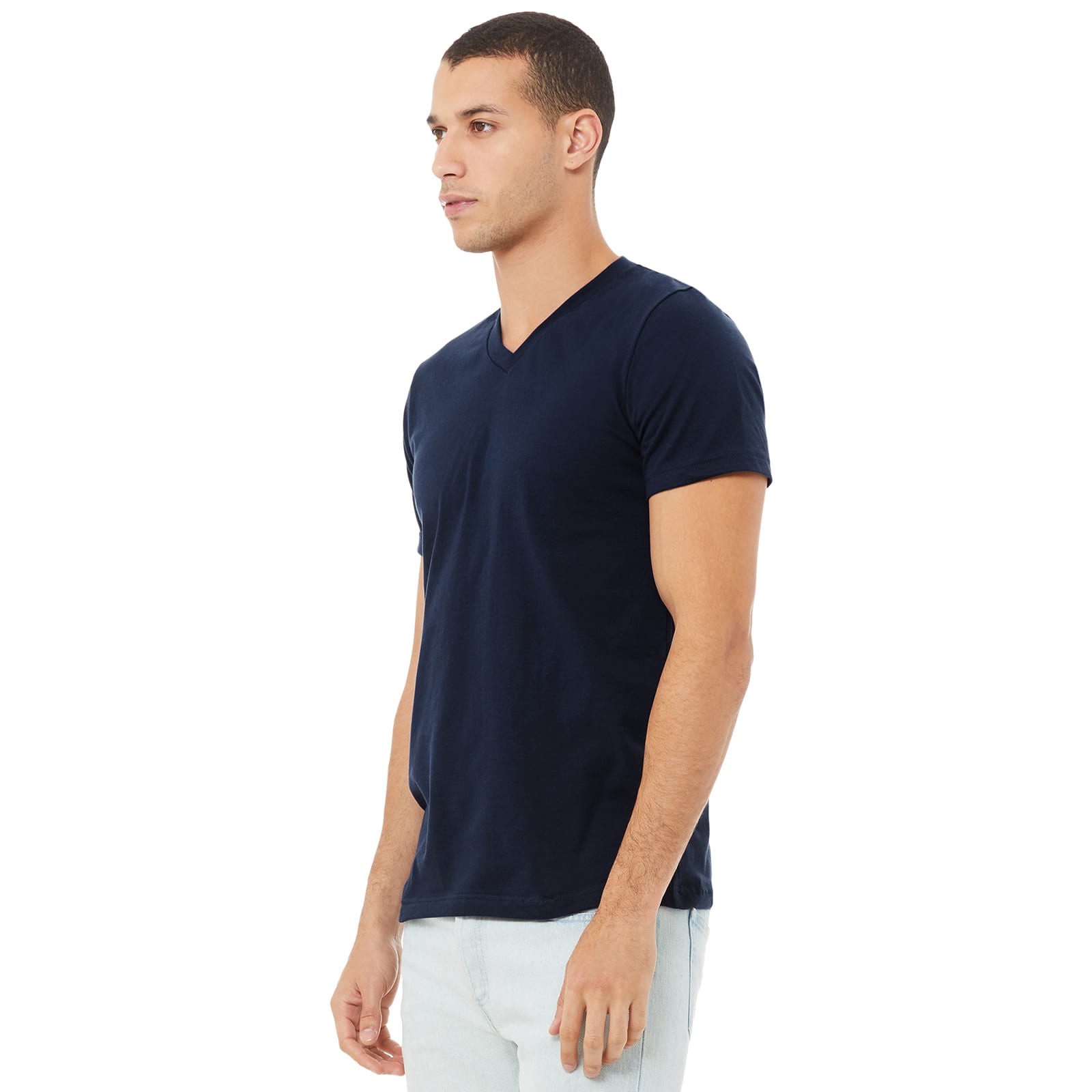 BELLA+CANVAS&#xAE; Short Sleeve V-Neck Adult Unisex Cotton Jersey T-Shirt