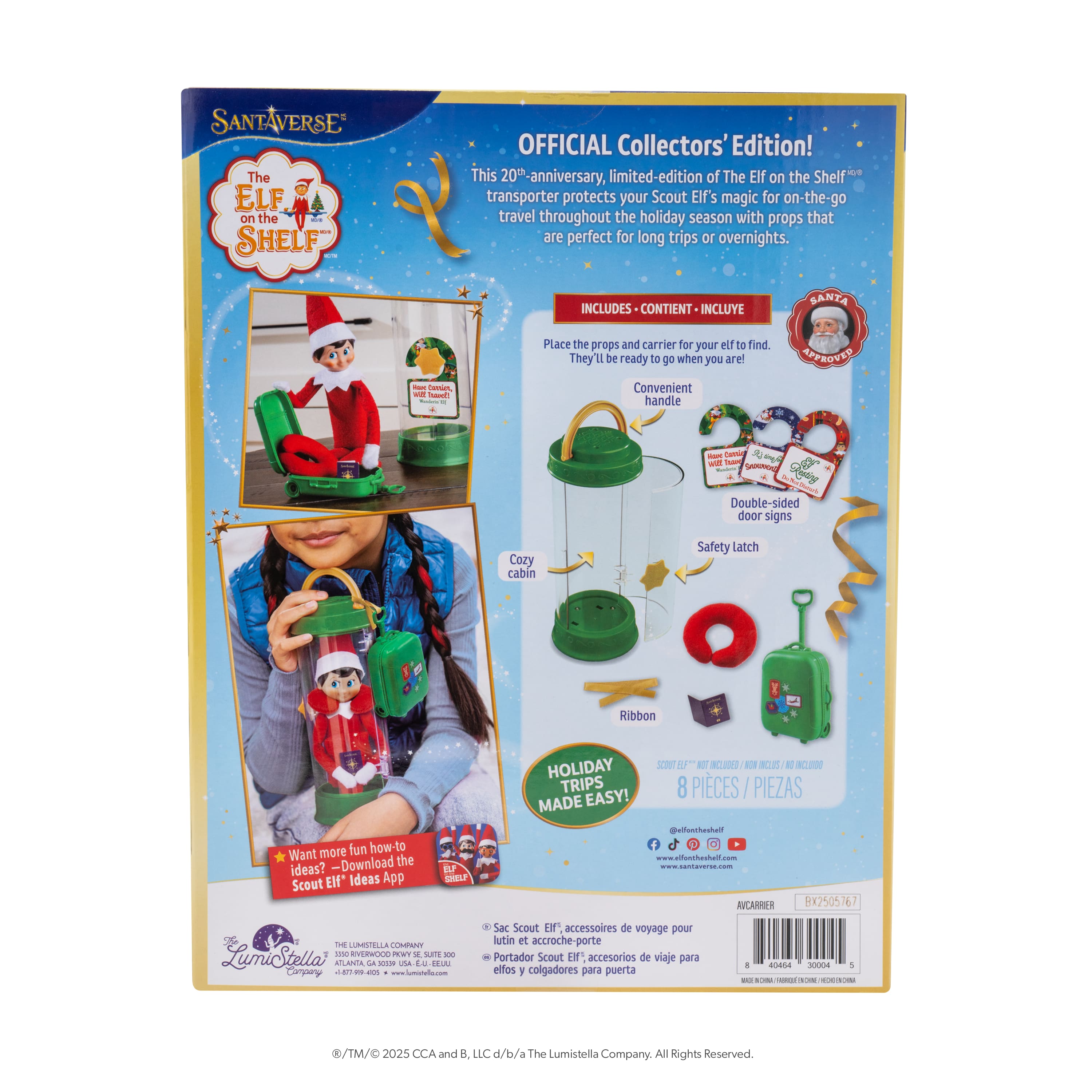 The Elf on the Shelf® Scout Elf® Carrier Limited 20th Anniversary Edition Kit