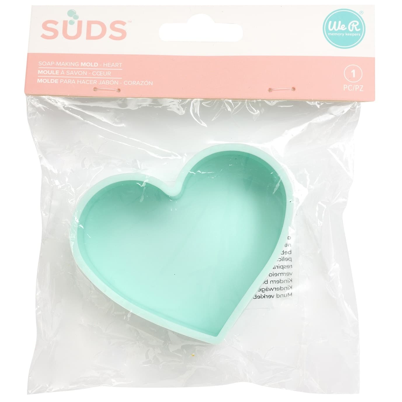 We R Memory Keepers&#xAE; SUDS&#x2122; Heart Silicone Mold